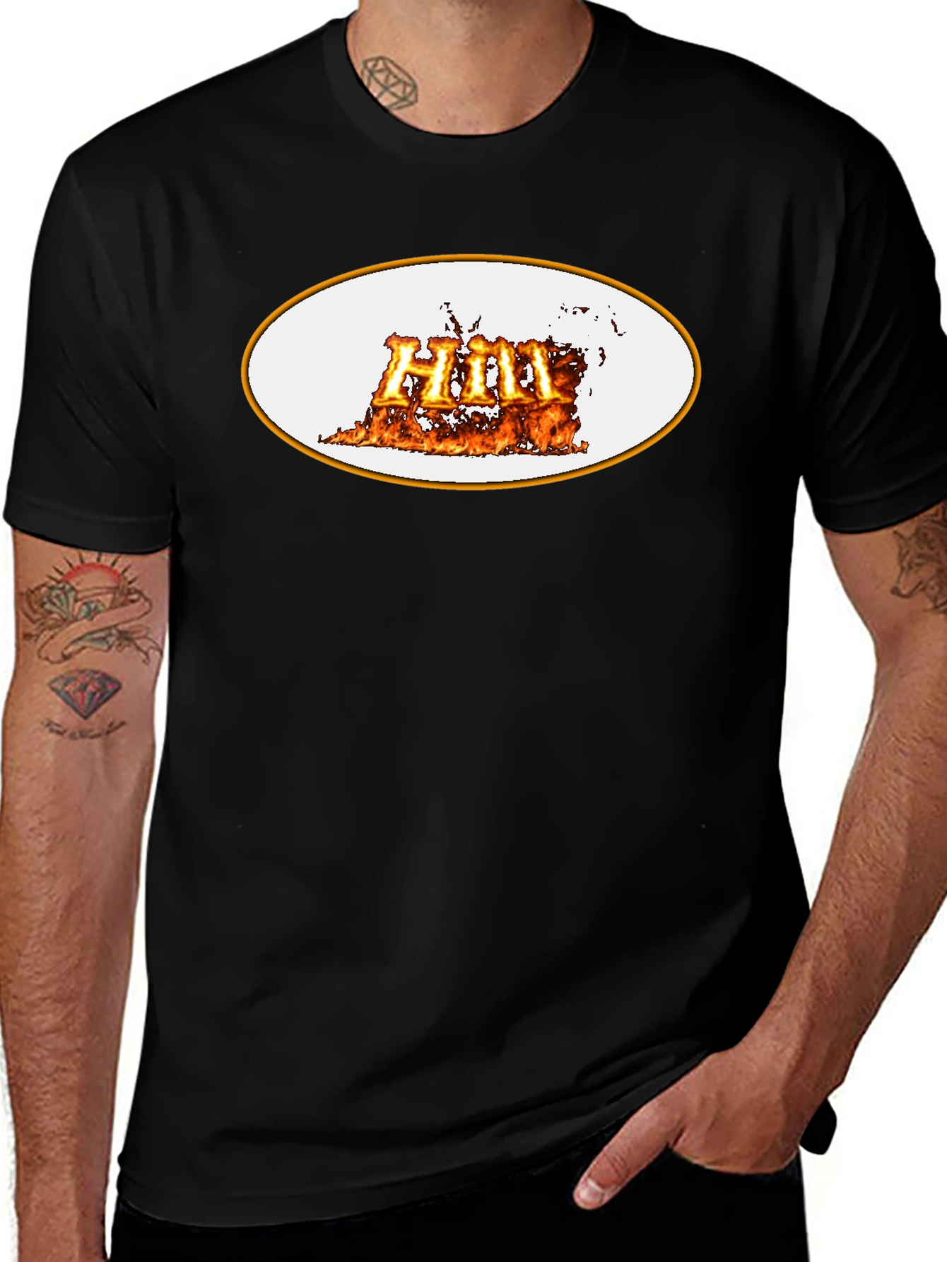 Hell Flames Graphic T-Shirt