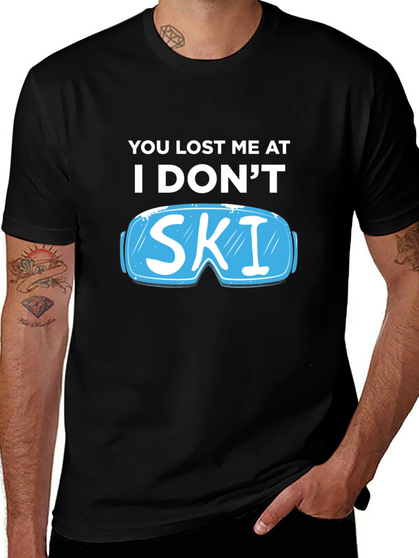 You Lost Me At I Dont Ski T-Shirt