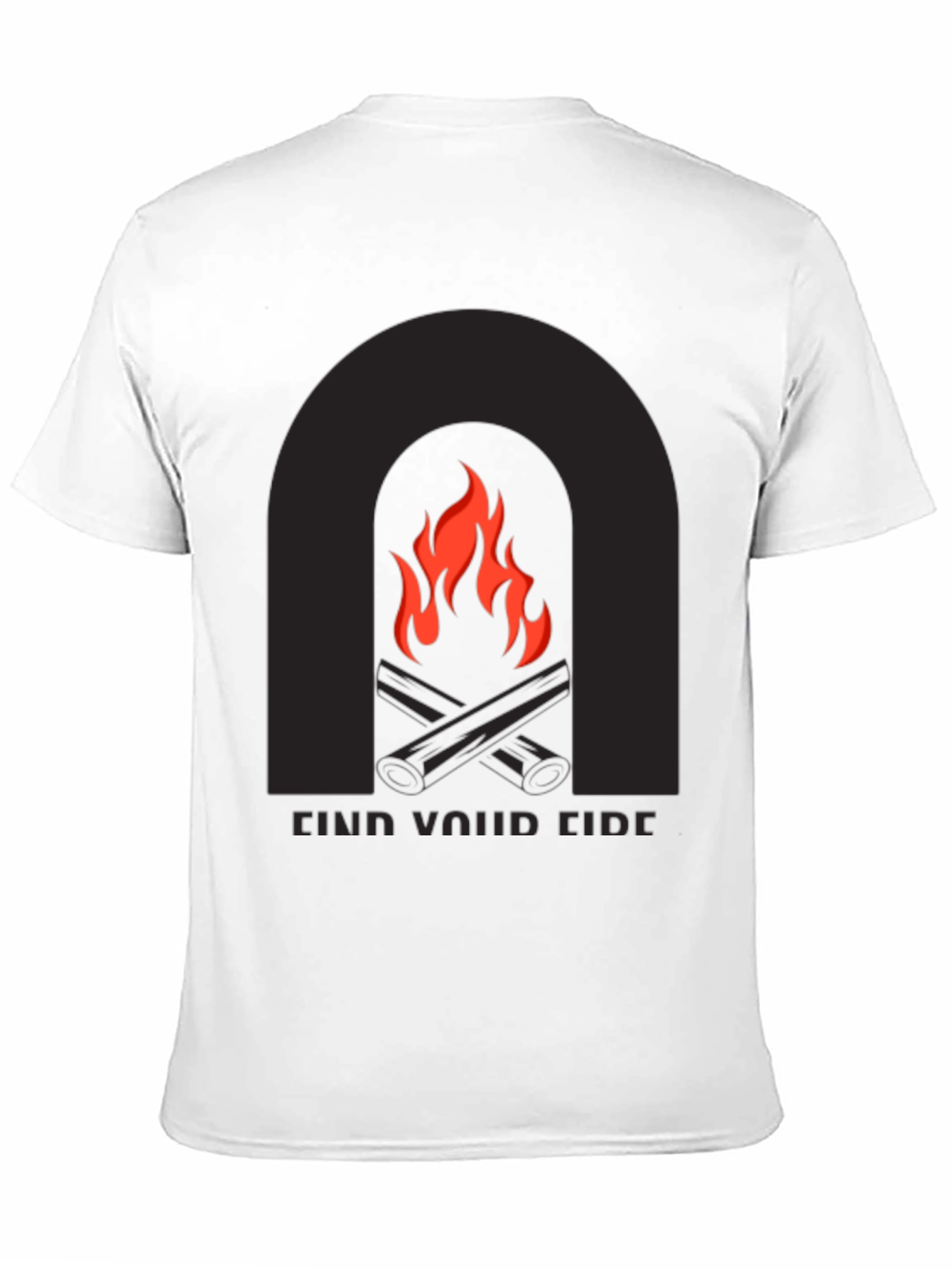 Find Your Fire Graphic Tee - Black