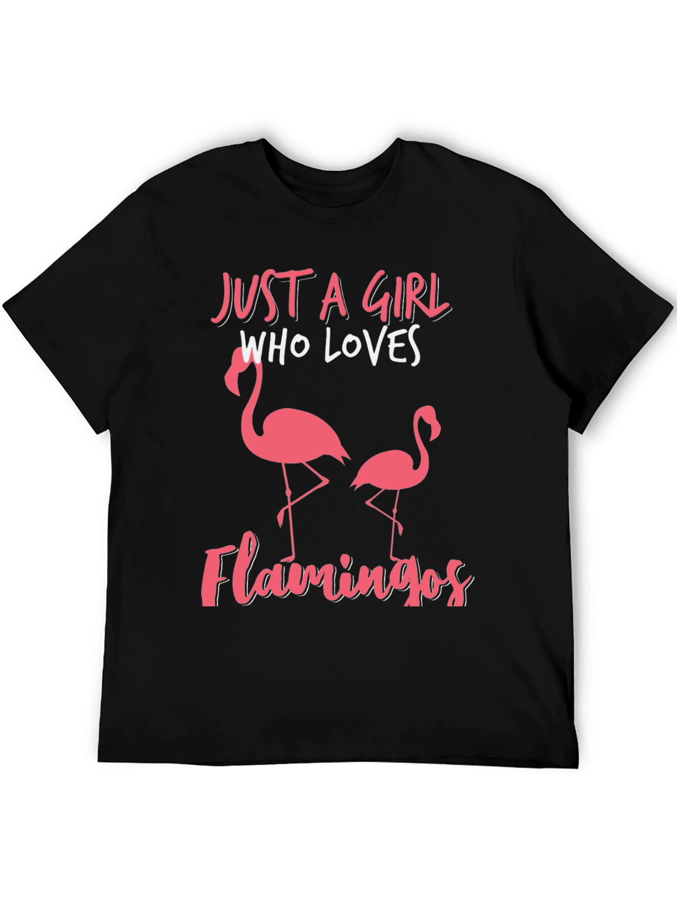 Just a Girl Who Loves Flamingos T-Shirt