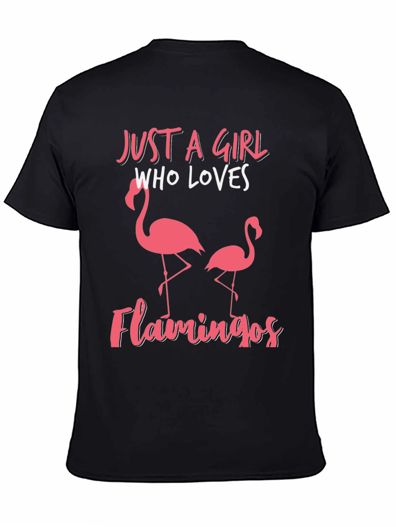 Just a Girl Who Loves Flamingos T-Shirt