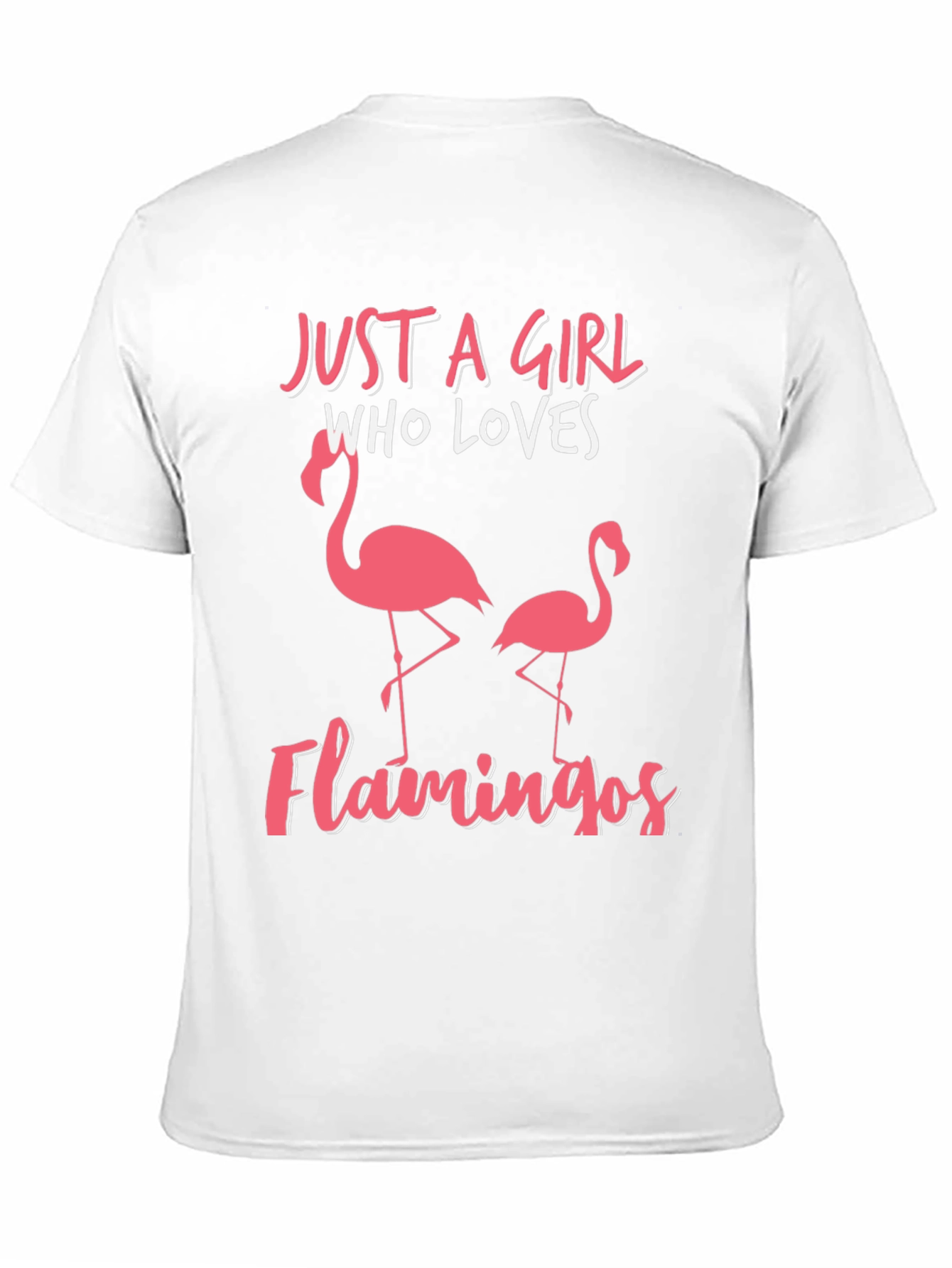 Just a Girl Who Loves Flamingos T-Shirt