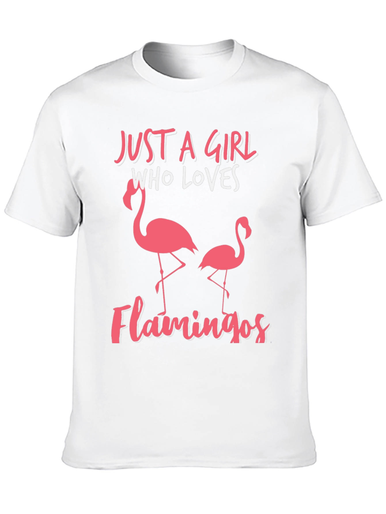 Just a Girl Who Loves Flamingos T-Shirt