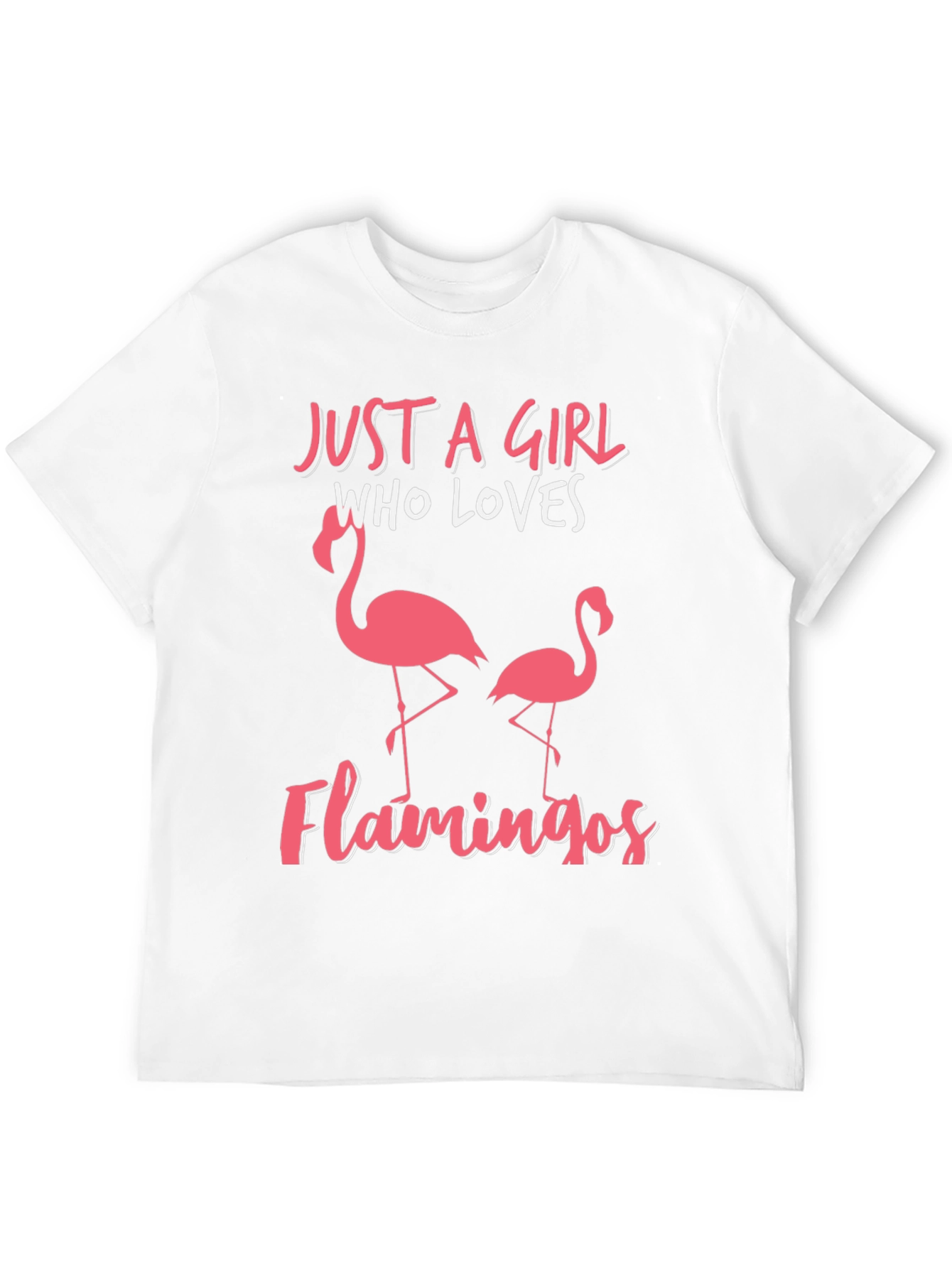 Just a Girl Who Loves Flamingos T-Shirt