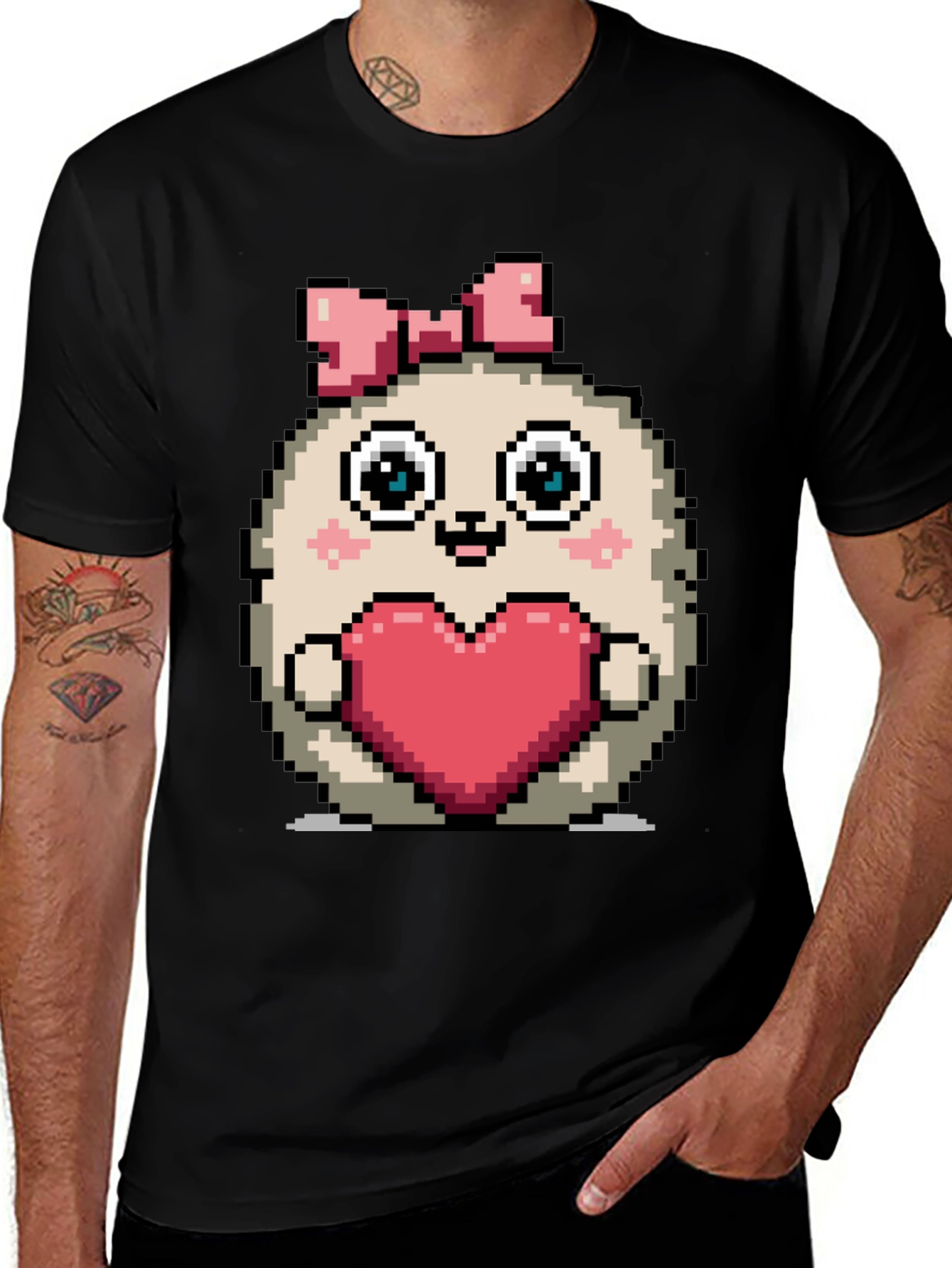 Pixel Heart Kawaii T-Shirt