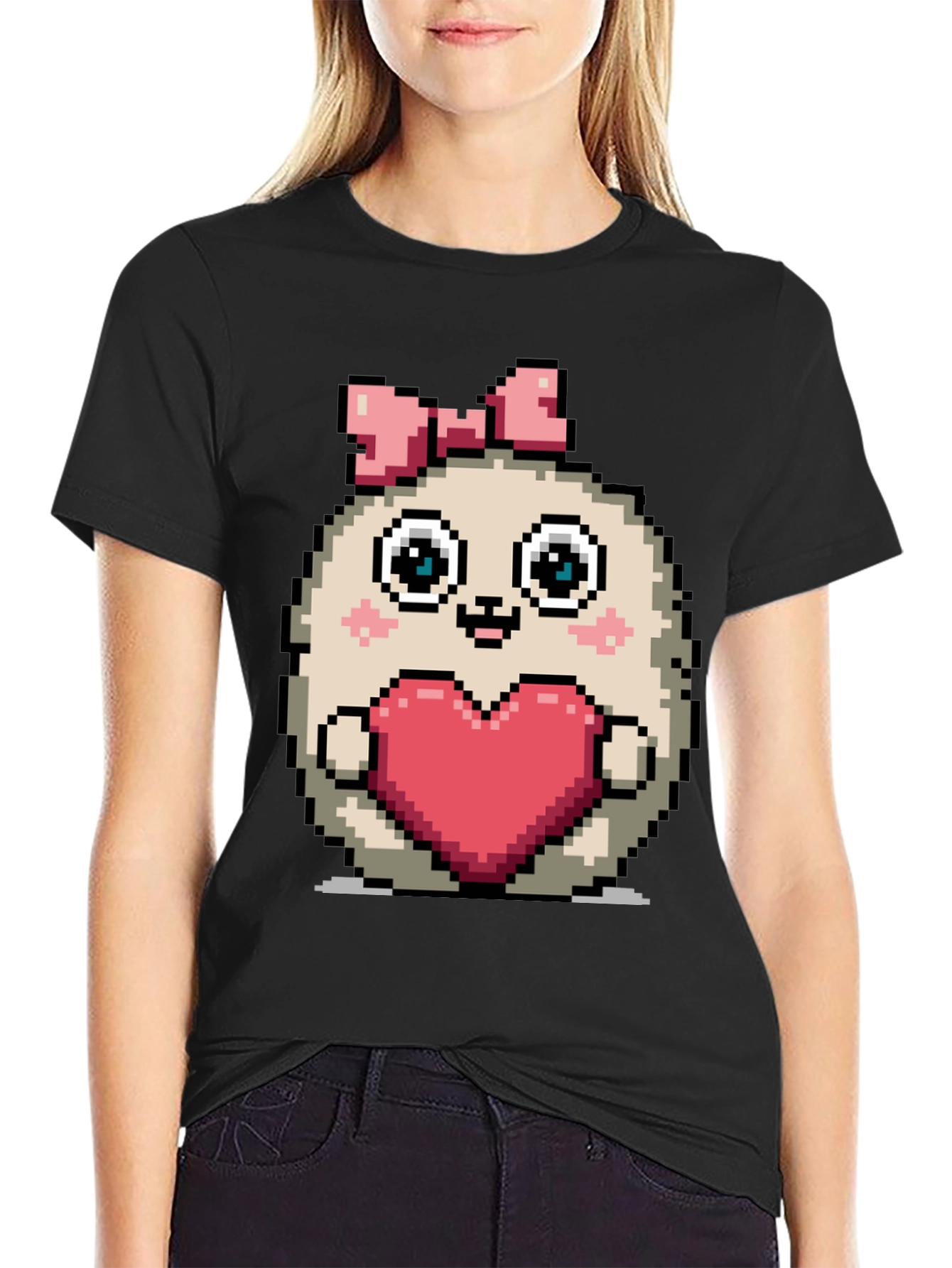 Pixel Heart Kawaii T-Shirt