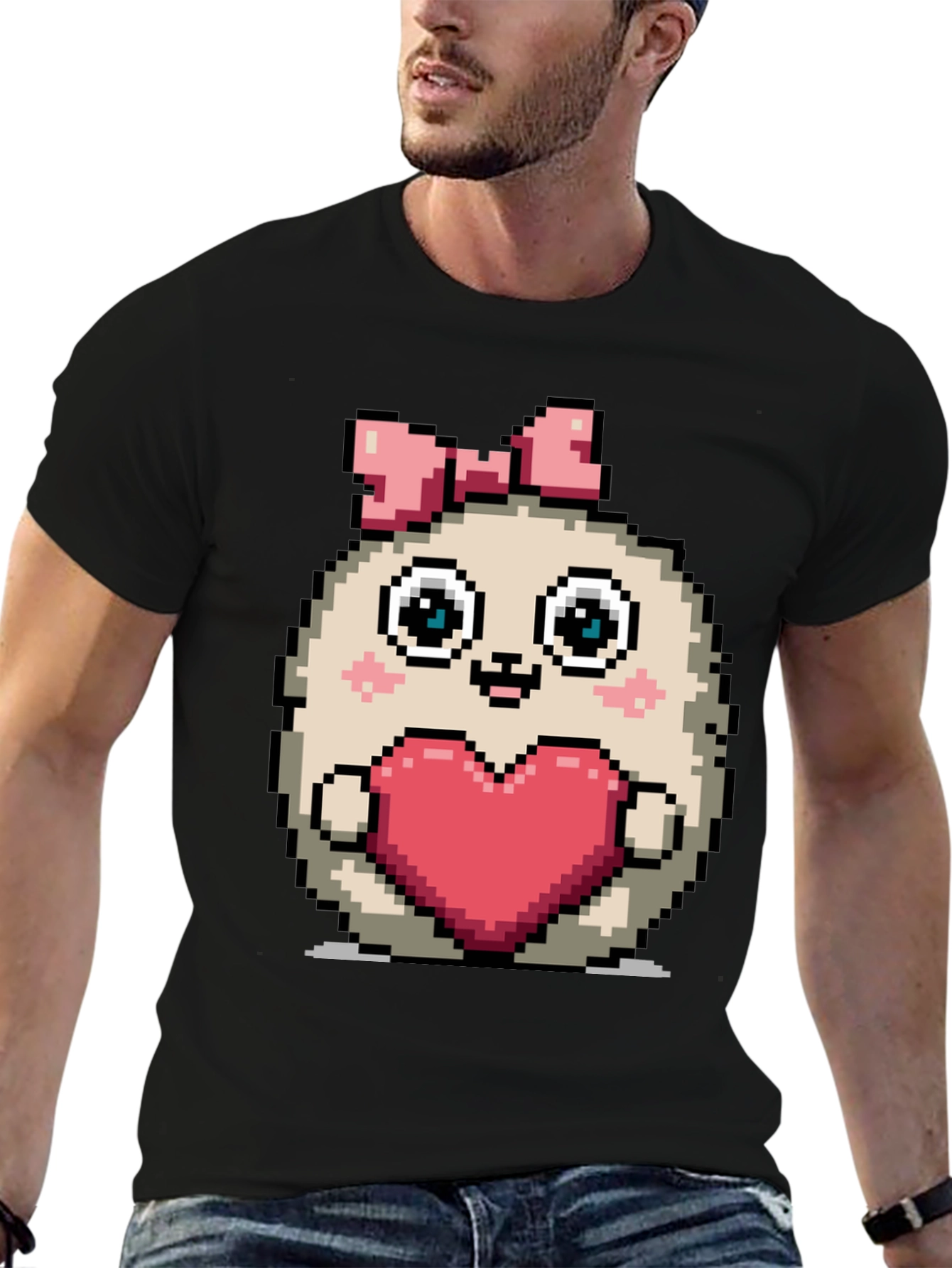Pixel Heart Kawaii T-Shirt