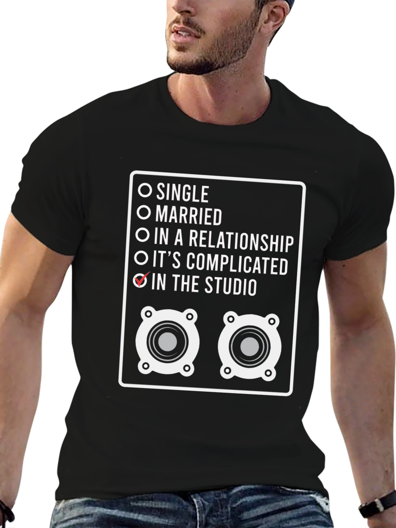 In The Studio T-Shirt - Music Producer Tee