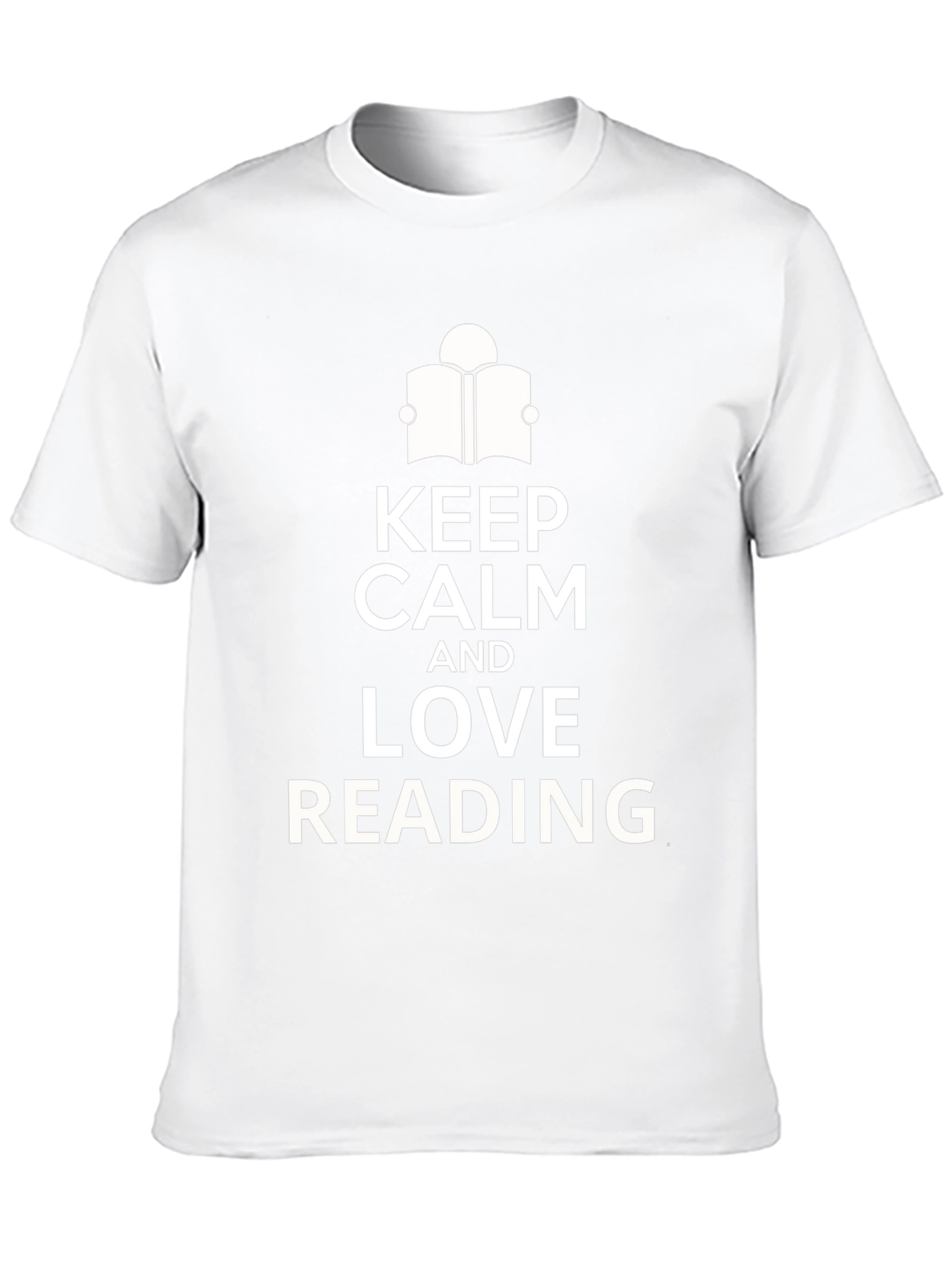 Keep Calm and Love Reading Black T-Shirt
