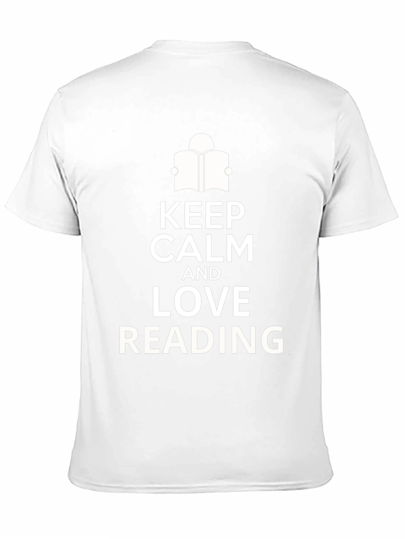 Keep Calm and Love Reading Black T-Shirt