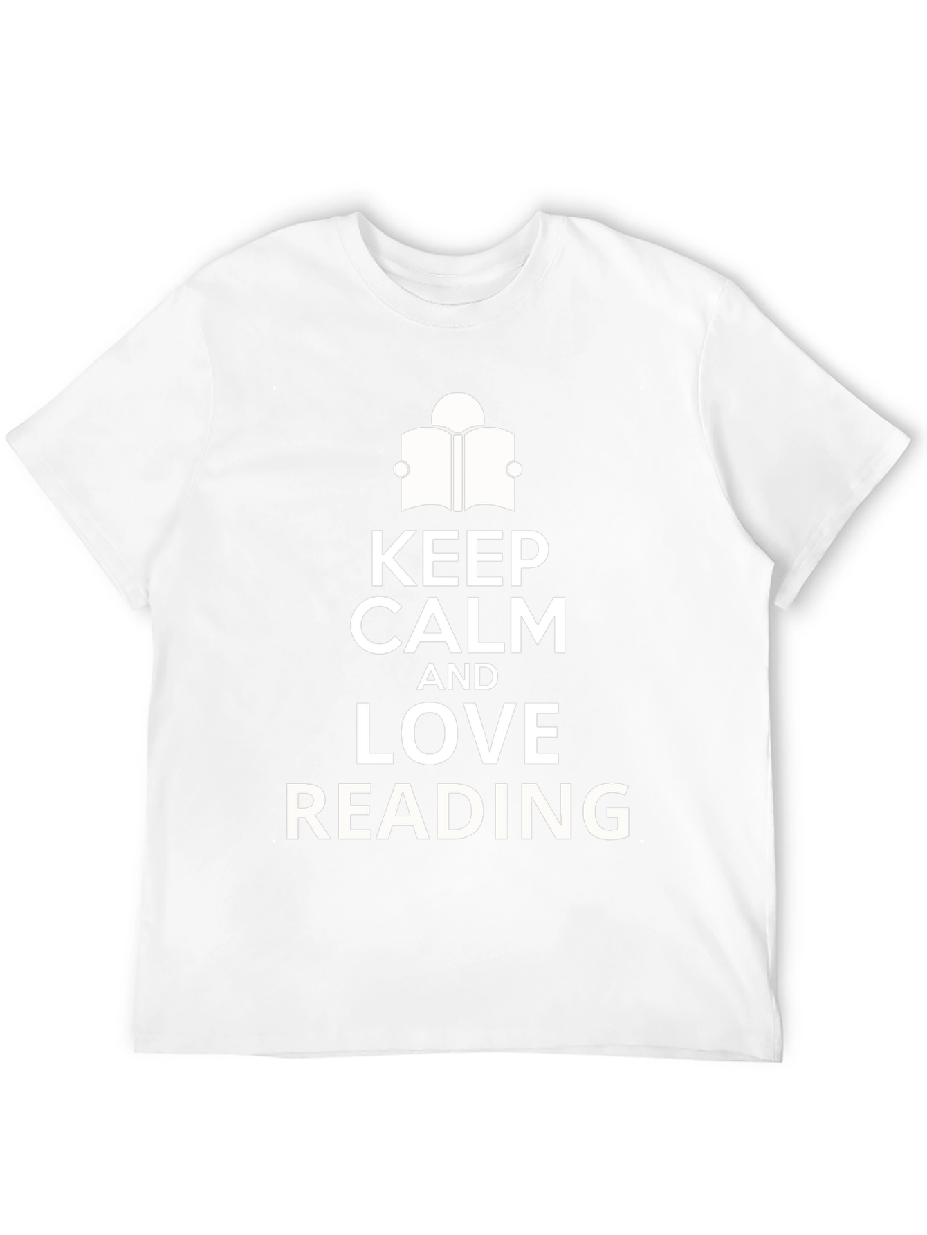 Keep Calm and Love Reading Black T-Shirt