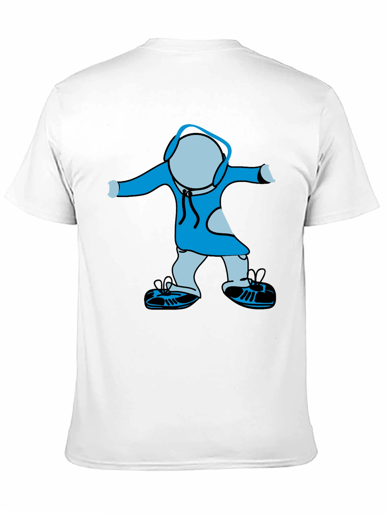 Cartoon Graphic Black T-Shirt