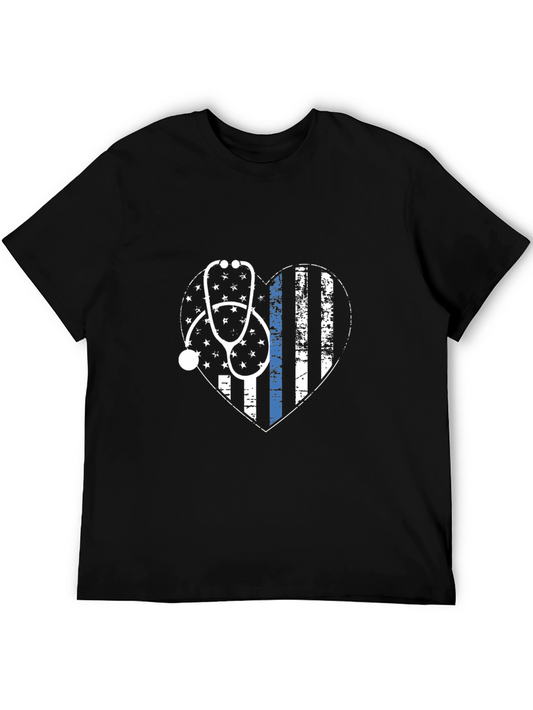 Nurse/Police Love Heart T-Shirt