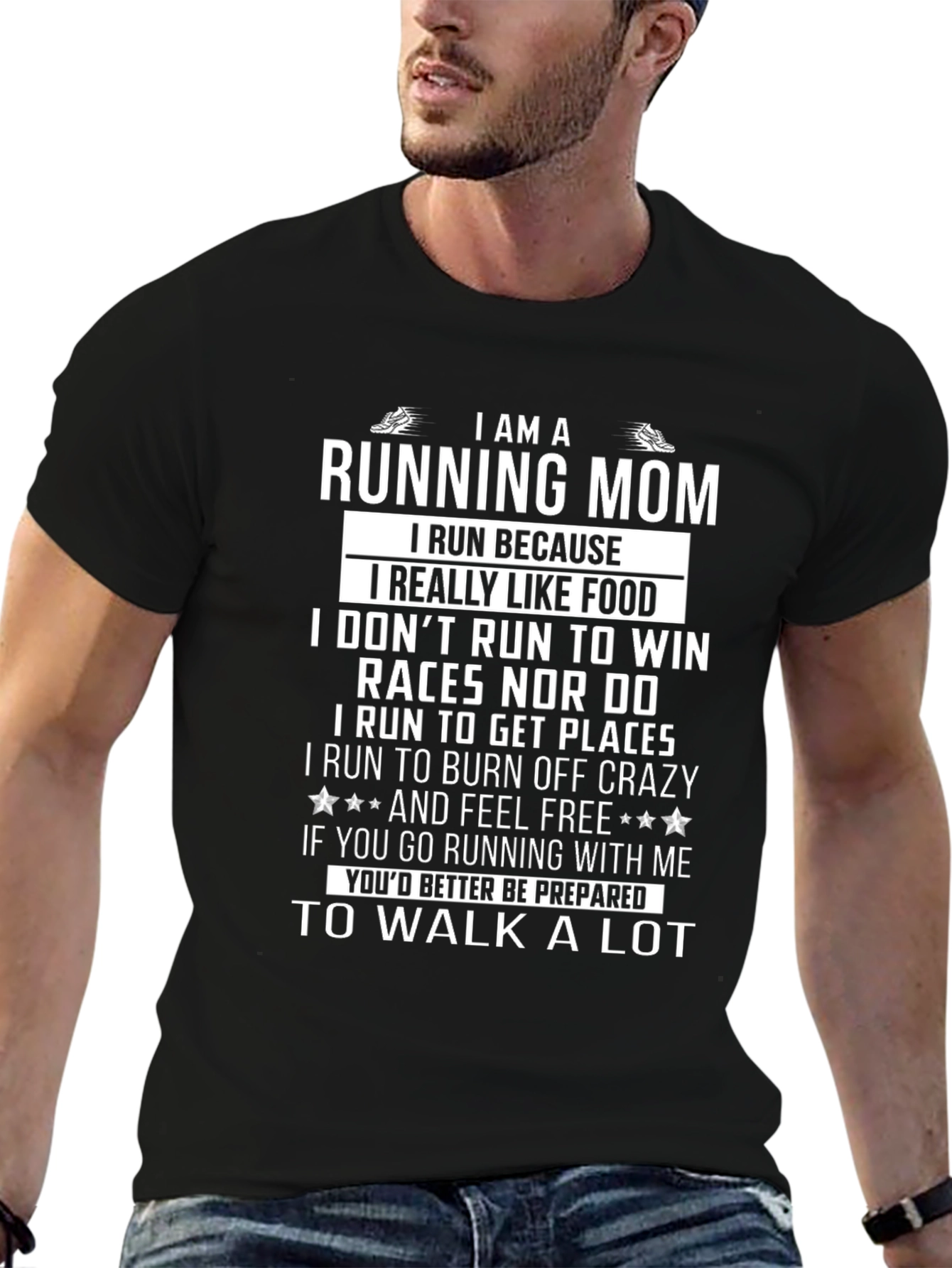 Running Mom T-Shirt - Funny Workout Apparel