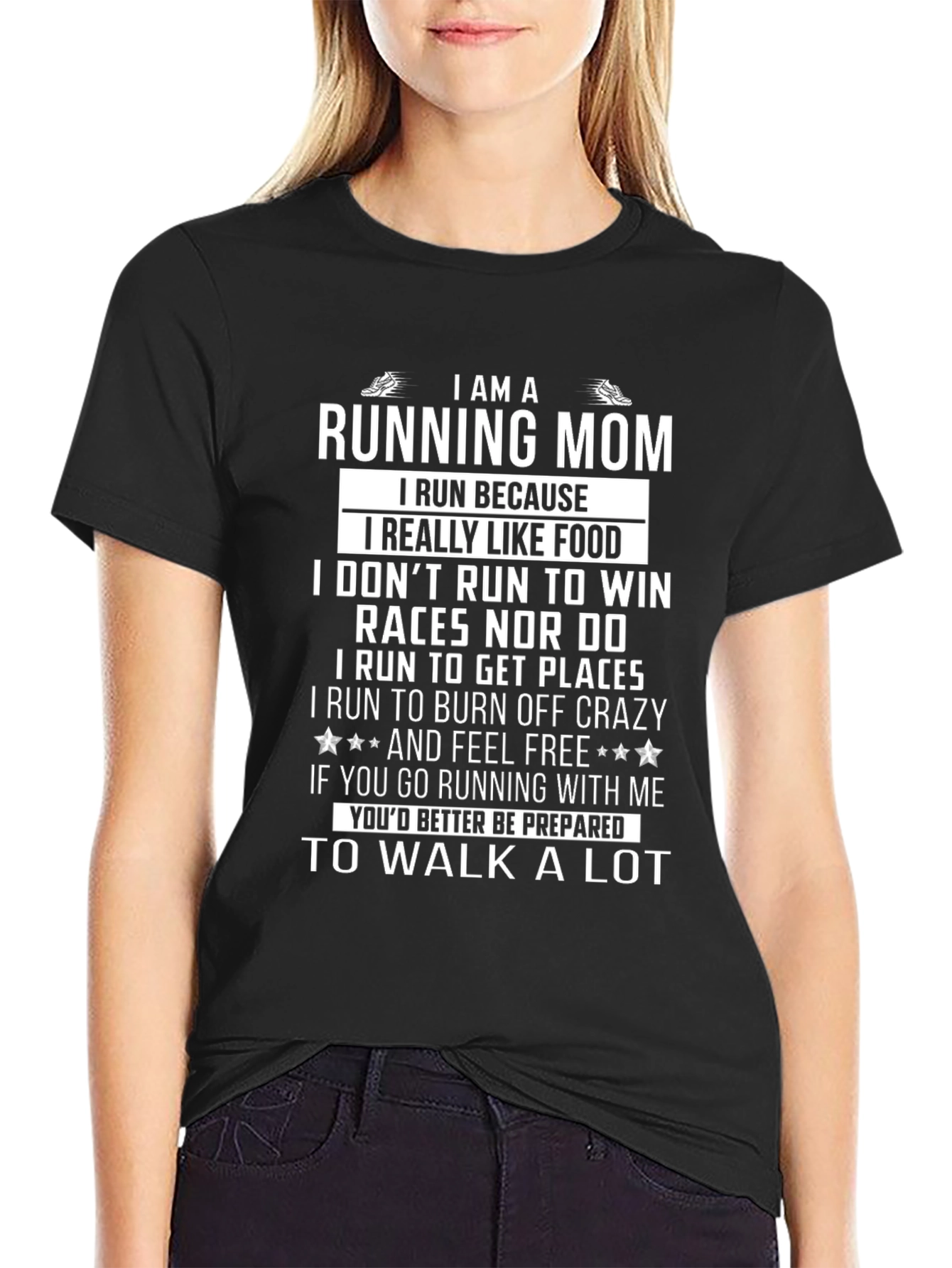 Running Mom T-Shirt - Funny Workout Apparel