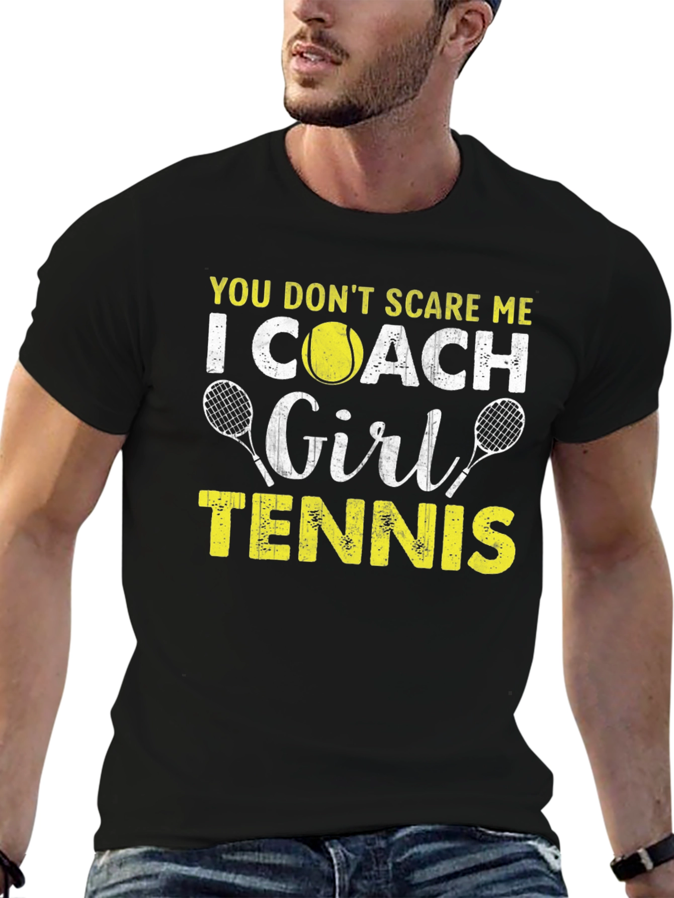 Funny Tennis Coach Graphic Tee