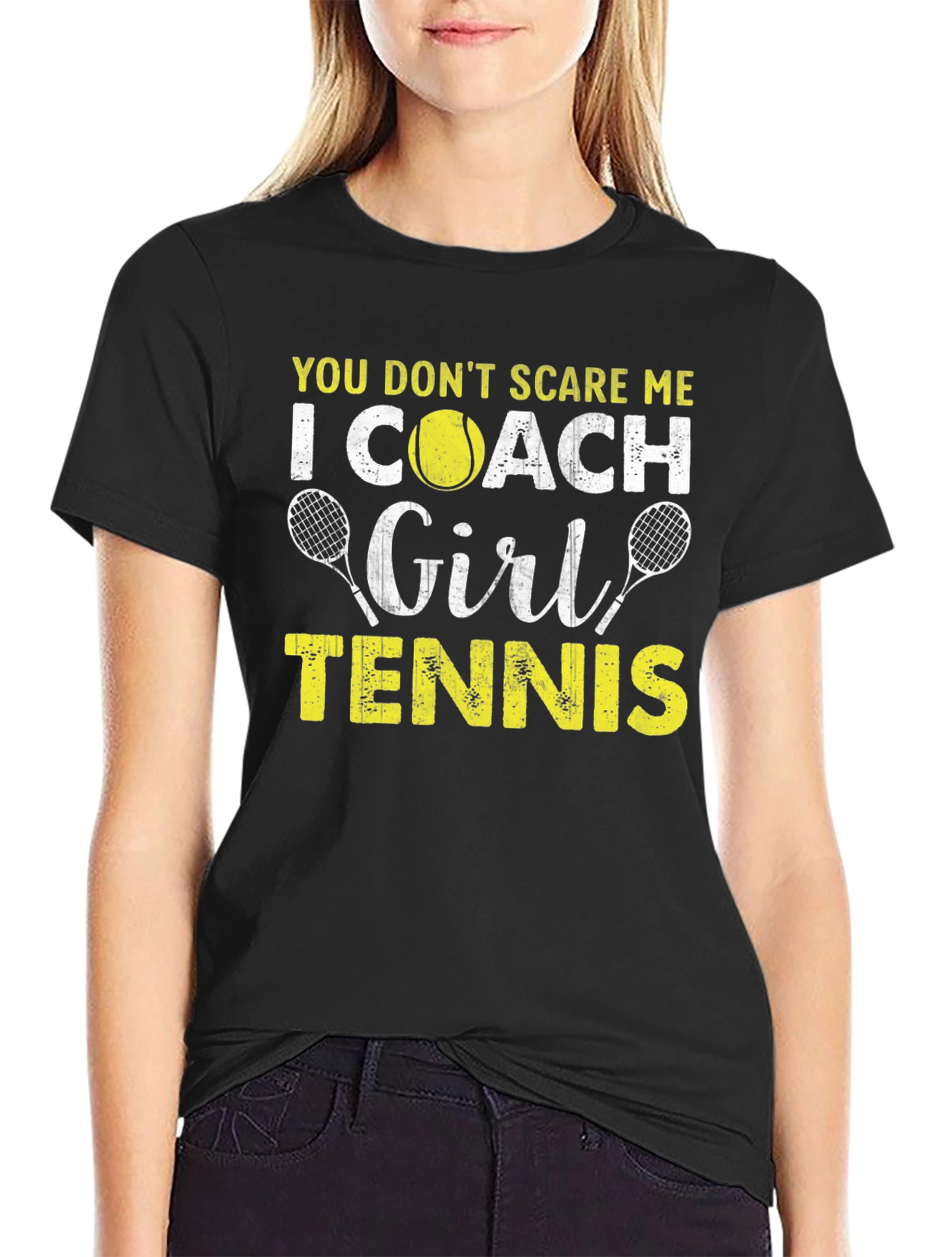 Funny Tennis Coach Graphic Tee
