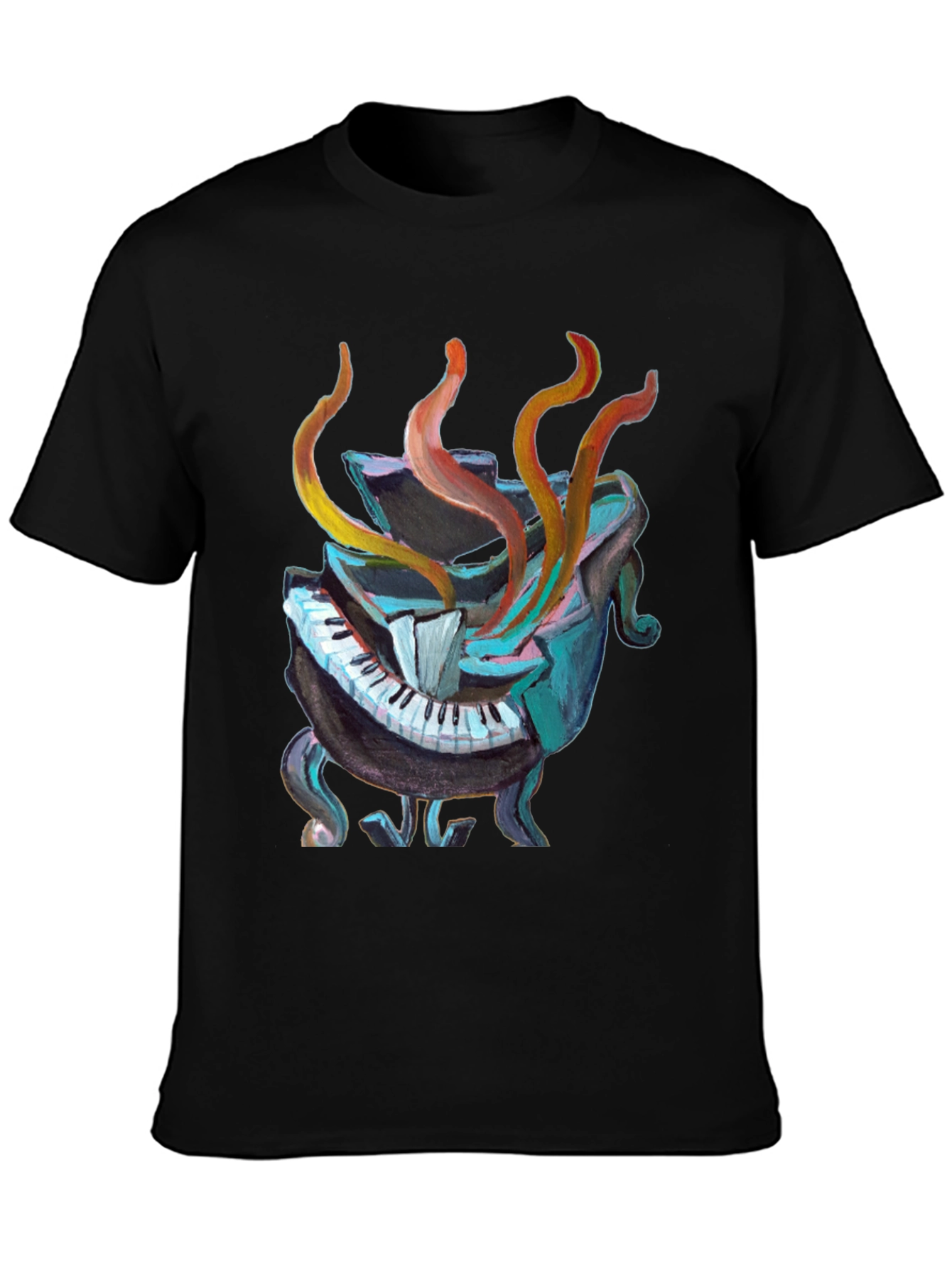 Abstract Piano Graphic Tee