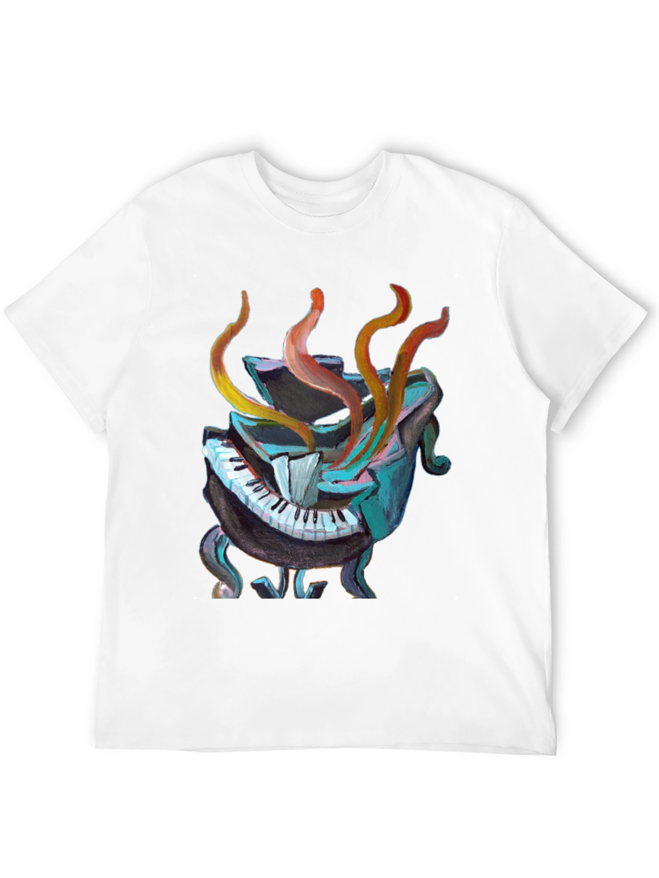 Abstract Piano Graphic Tee
