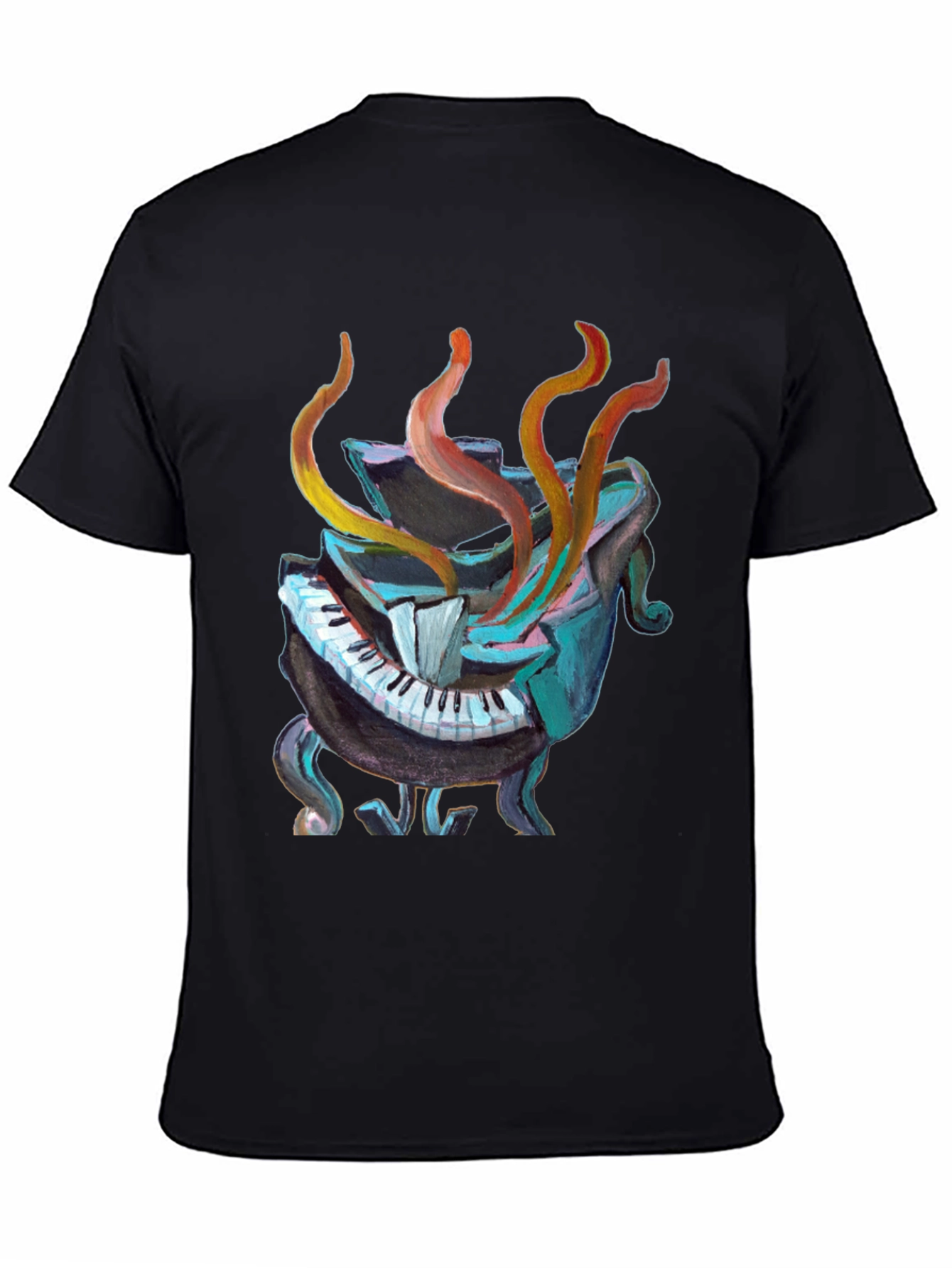 Abstract Piano Graphic Tee