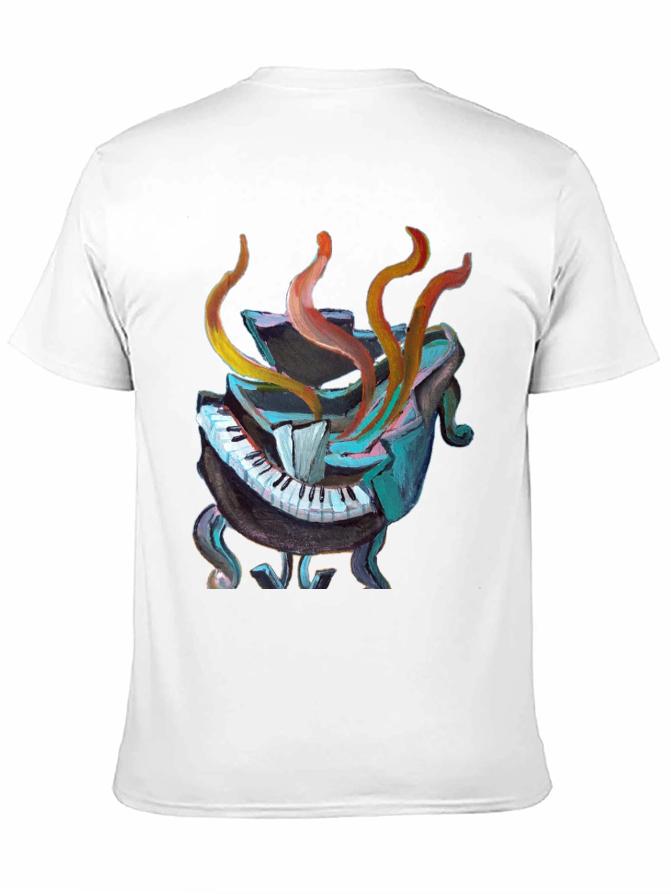 Abstract Piano Graphic Tee