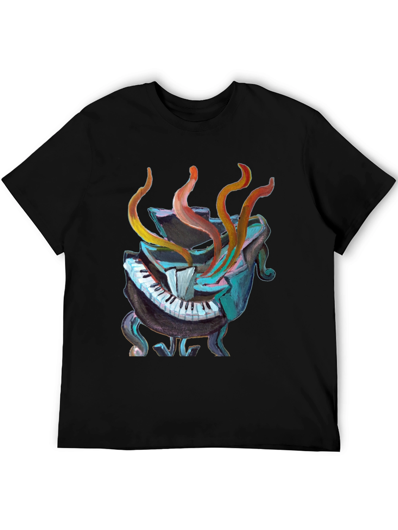 Abstract Piano Graphic Tee