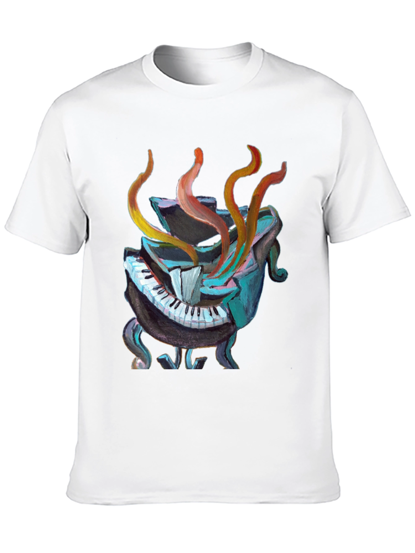 Abstract Piano Graphic Tee