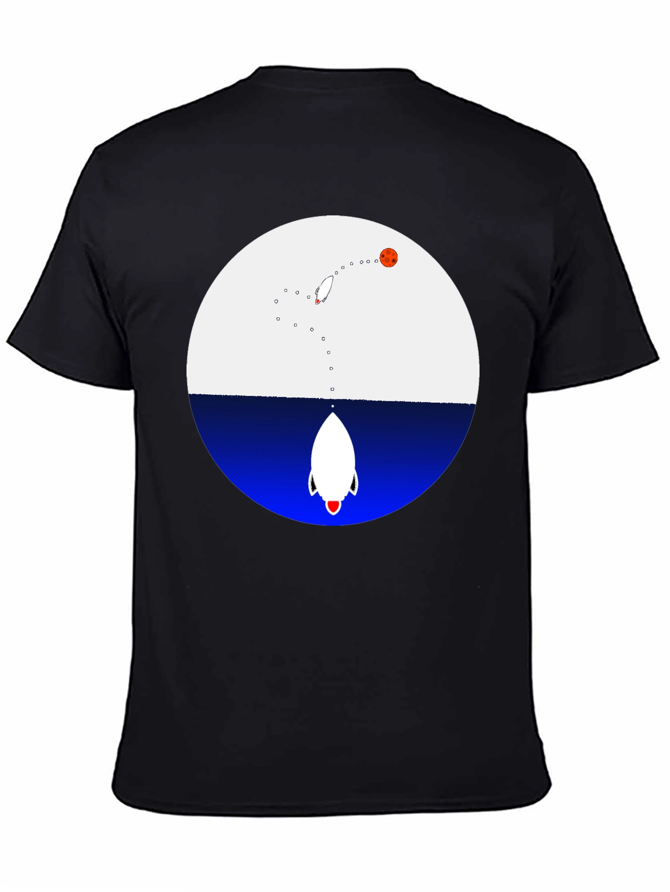 Rocket Launch Graphic T-Shirt - Cool Space Tee