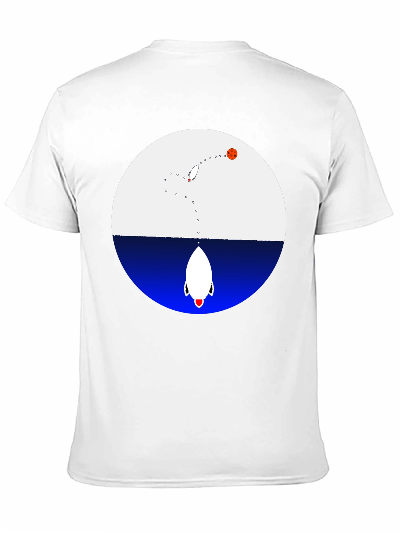 Rocket Launch Graphic T-Shirt - Cool Space Tee