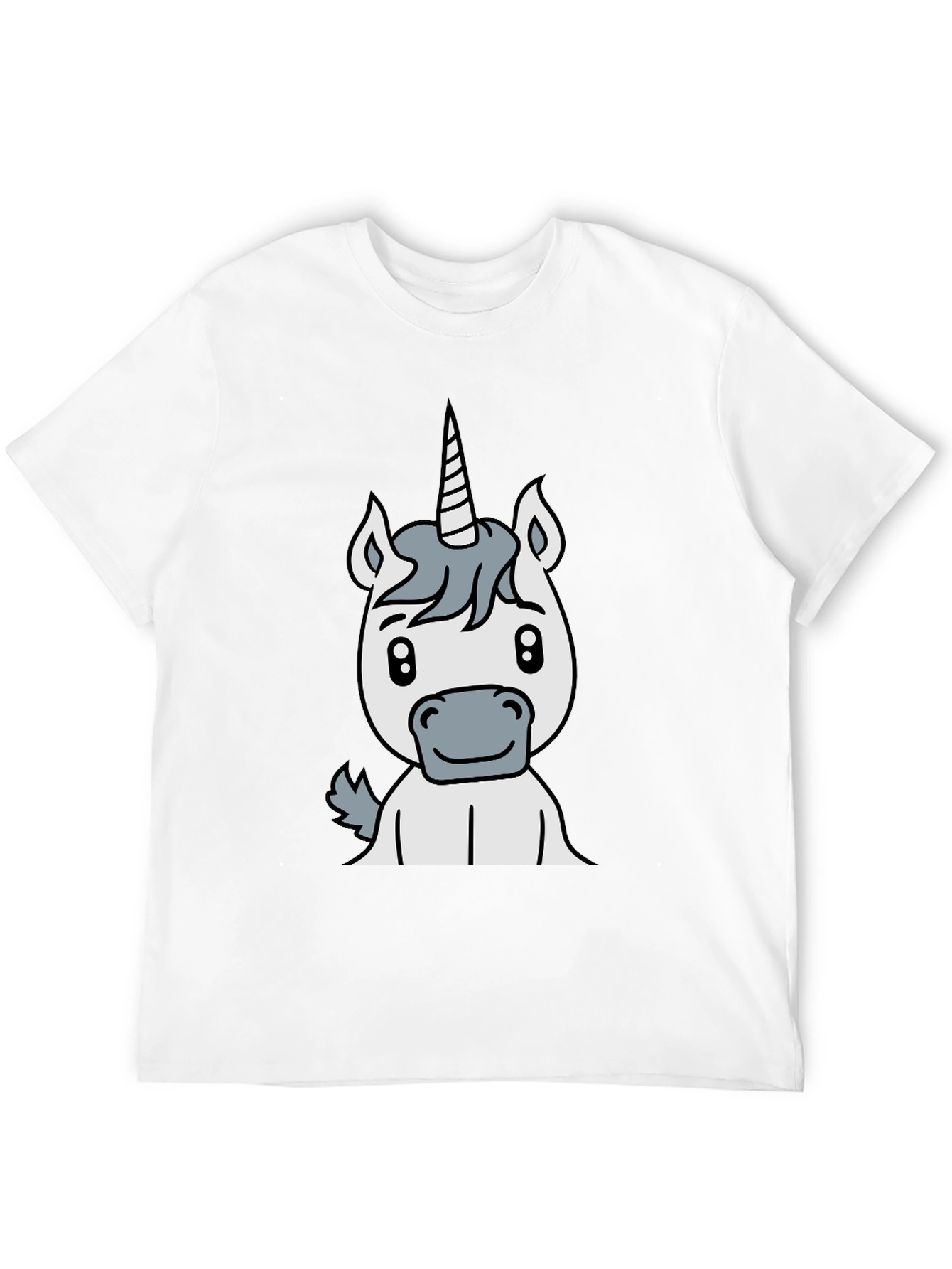 Unicorn Graphic Black T-Shirt