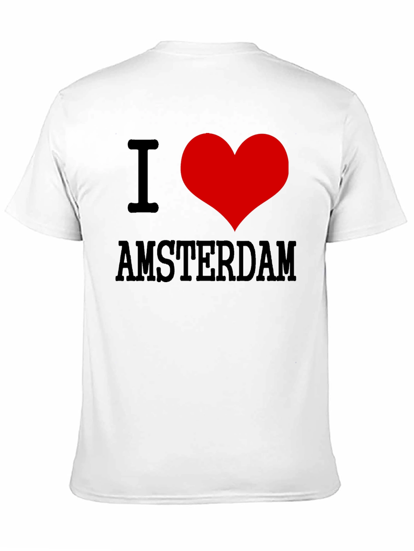 I Heart Amsterdam Black T-Shirt
