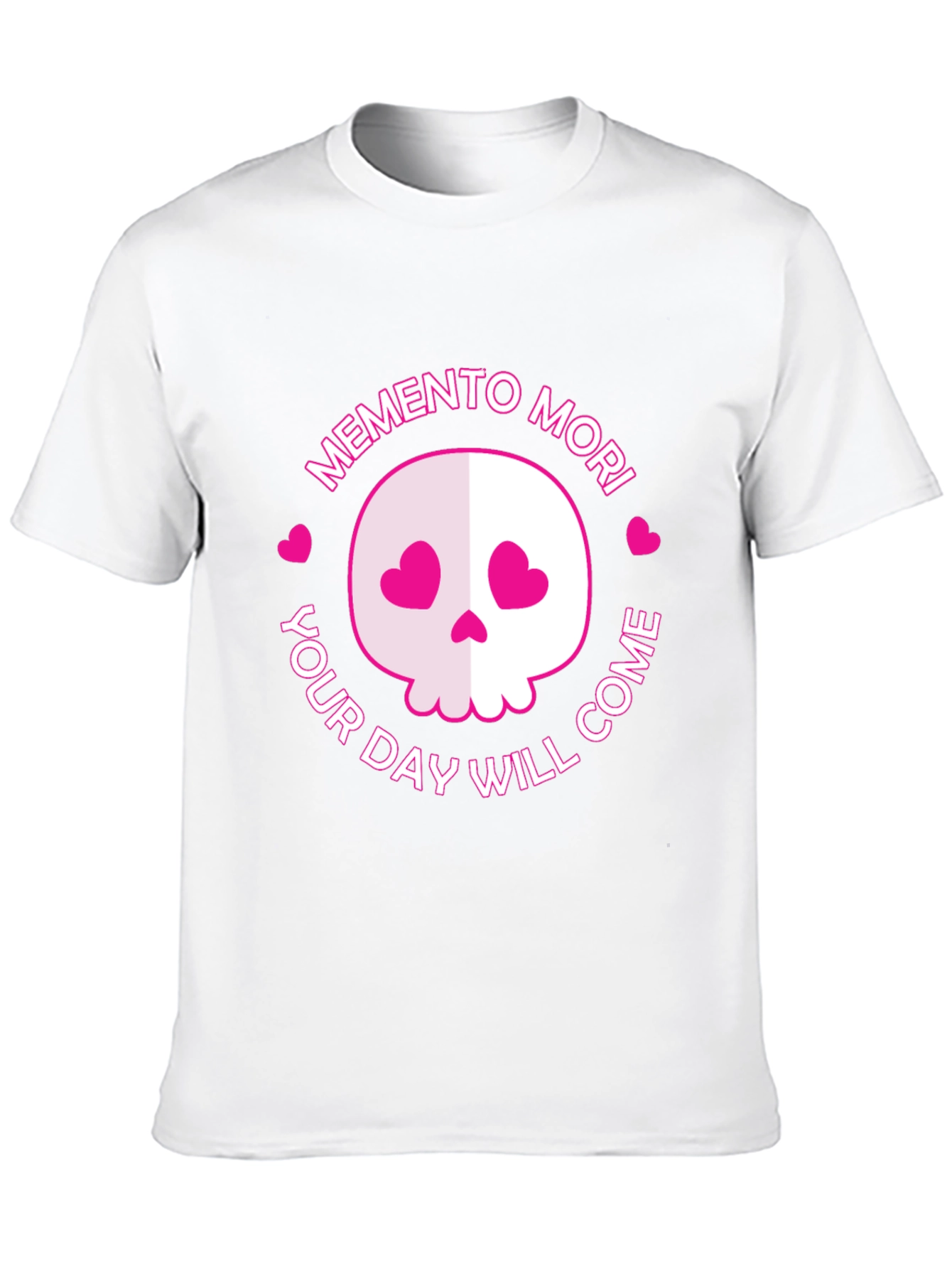 Memento Mori Skull Graphic Tee - Black