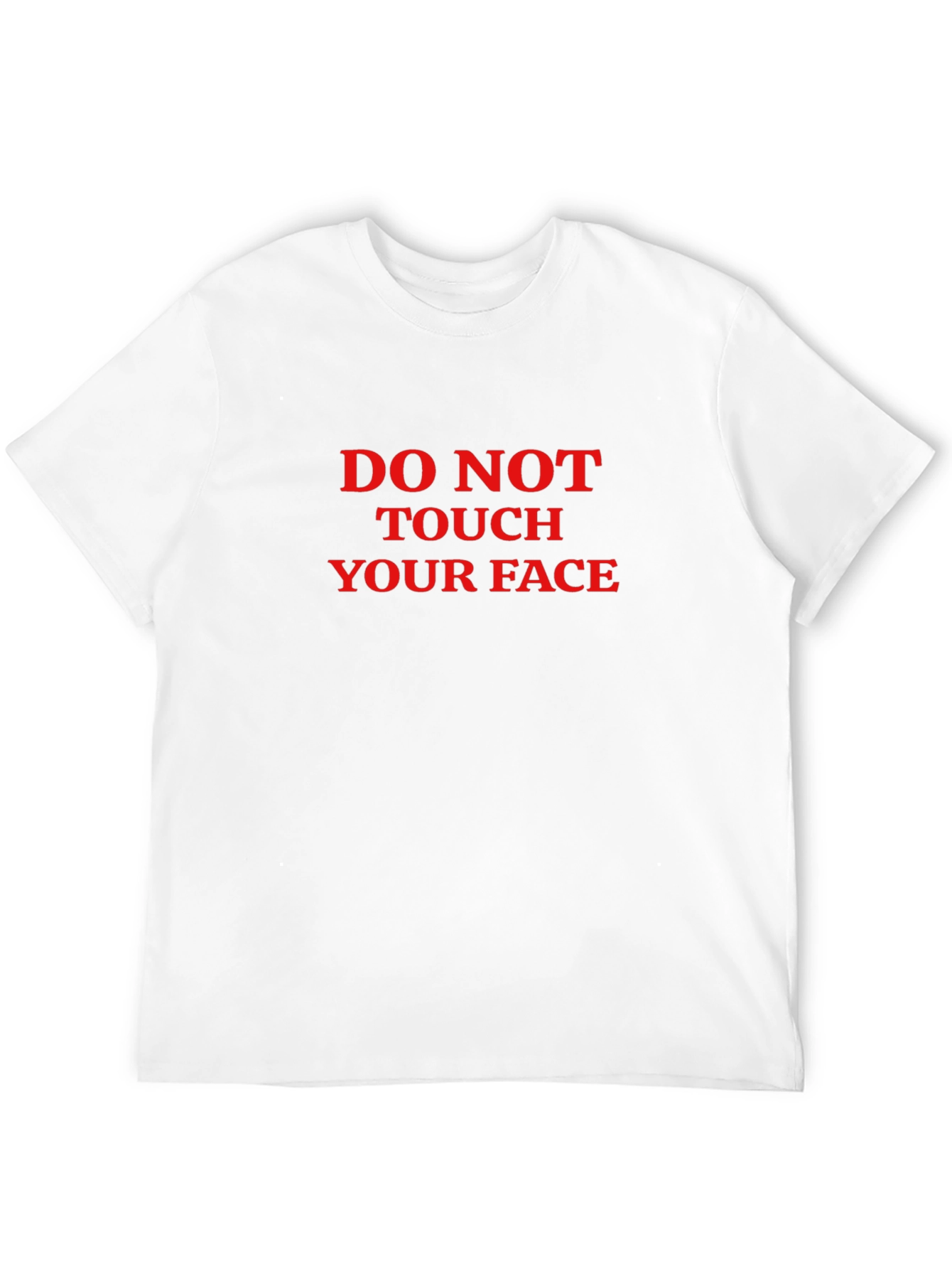 Do Not Touch Your Face Graphic Tee - Black