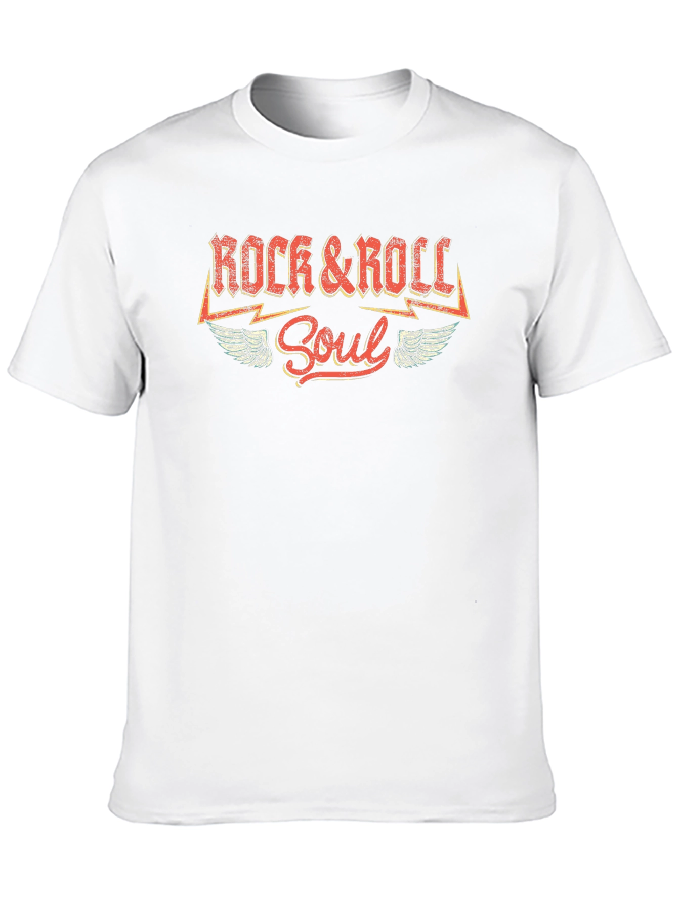 Rock & Roll Soul Black Graphic Tee