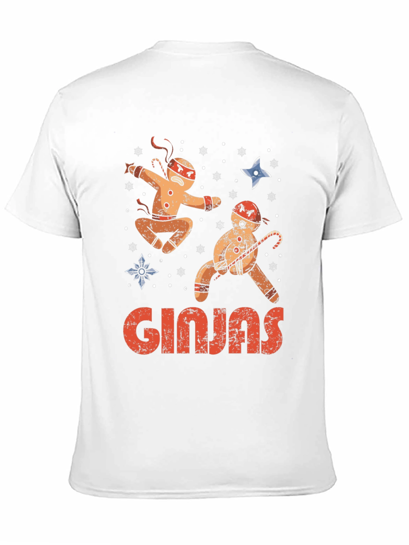 Ginginjas T-Shirt Ninja Gingerbread Christmas