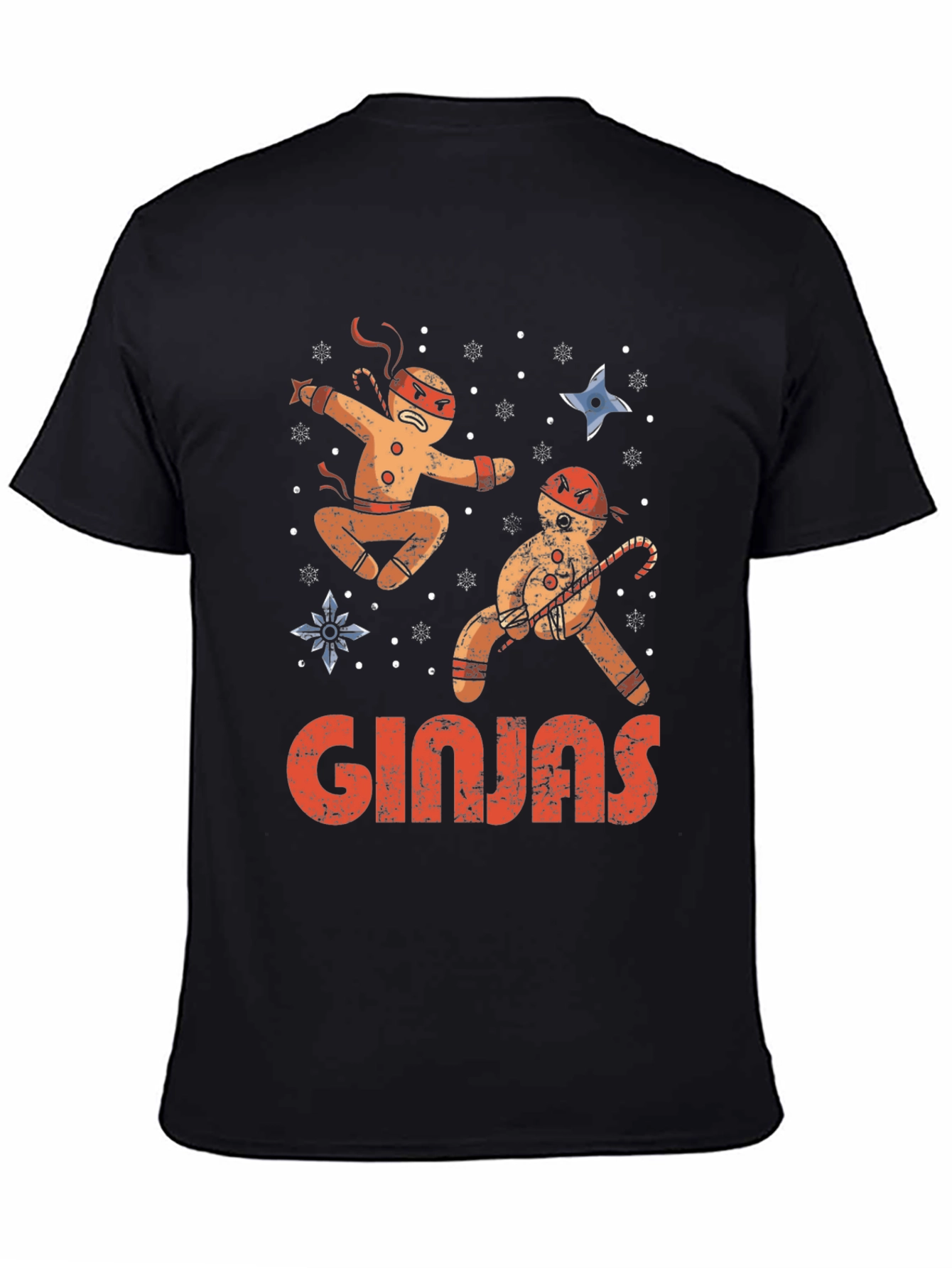 Ginginjas T-Shirt Ninja Gingerbread Christmas