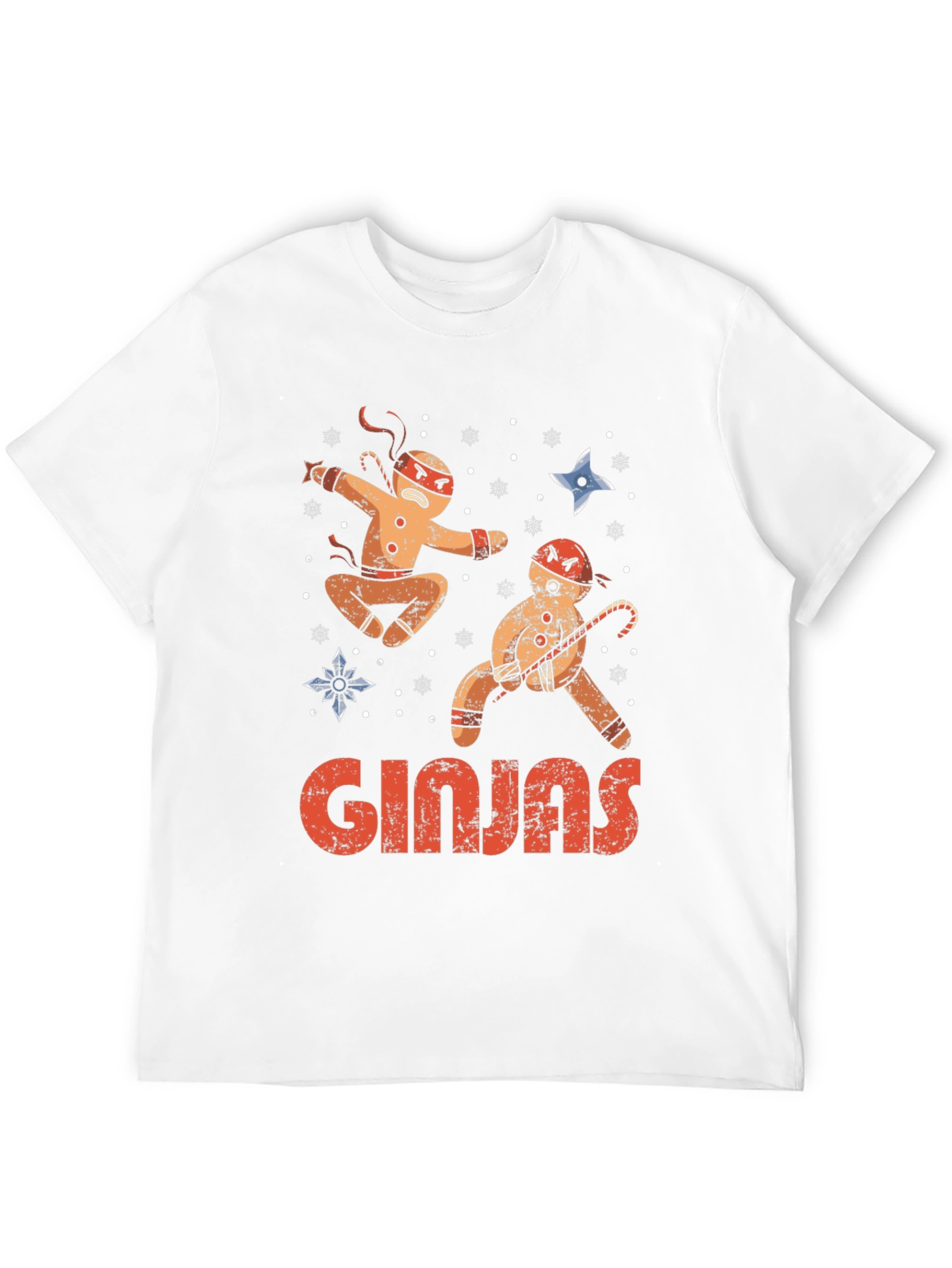 Ginginjas T-Shirt Ninja Gingerbread Christmas