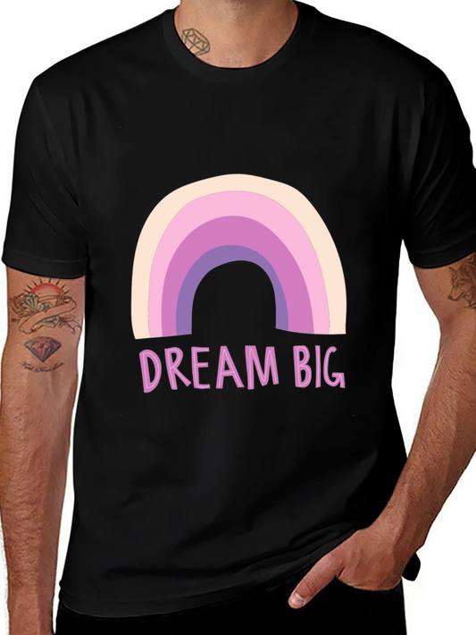 Dream Big Rainbow Graphic Tee