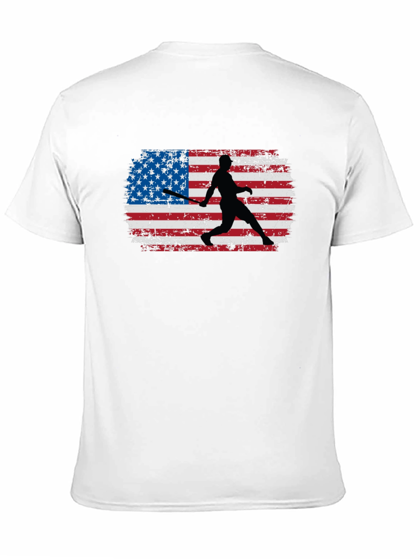 Baseball Flag Graphic T-Shirt