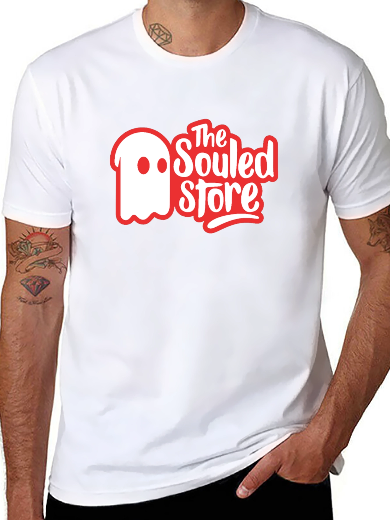 The Souled Store Black Graphic T-Shirt