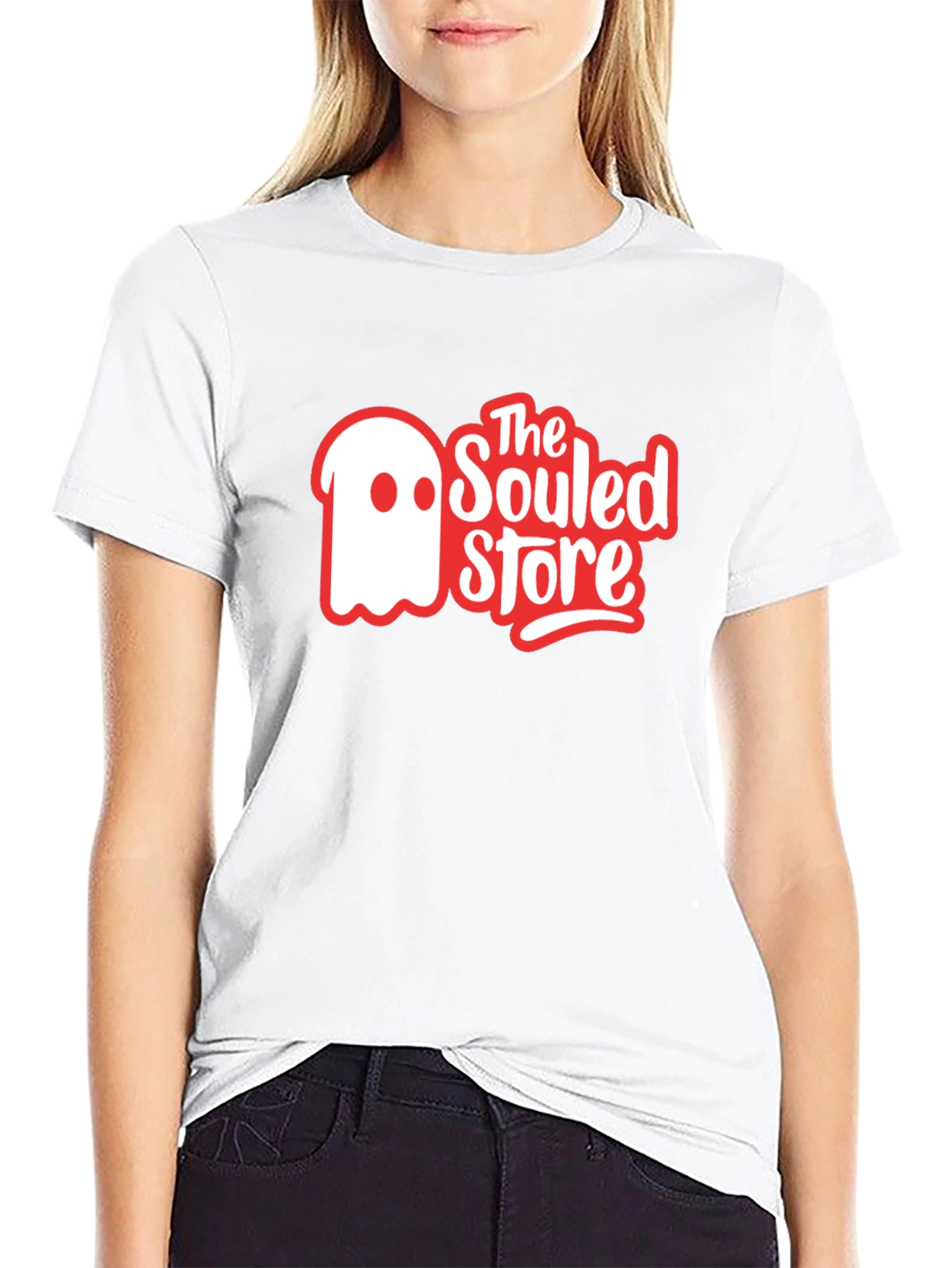 The Souled Store Black Graphic T-Shirt