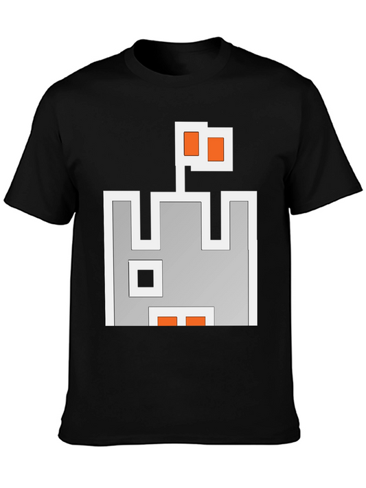 Pixel Castle Graphic Tee - Retro Gaming Style
