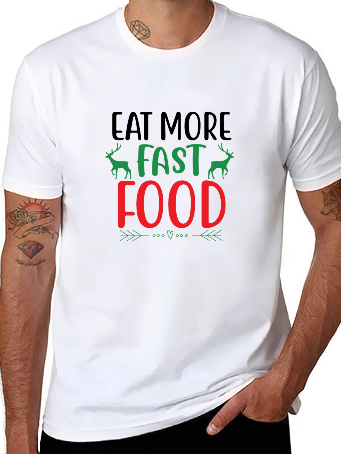 Eat More Fast Food Graphic Tee