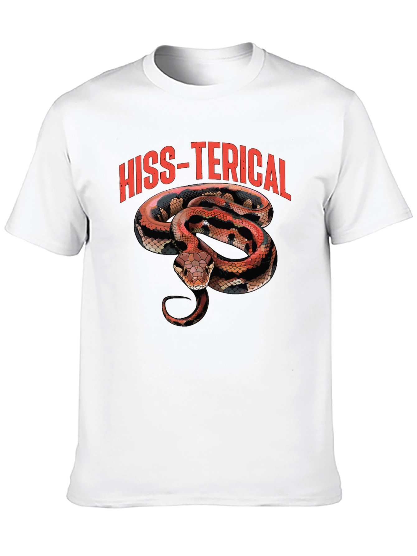 Hiss-terical Snake Graphic T-Shirt