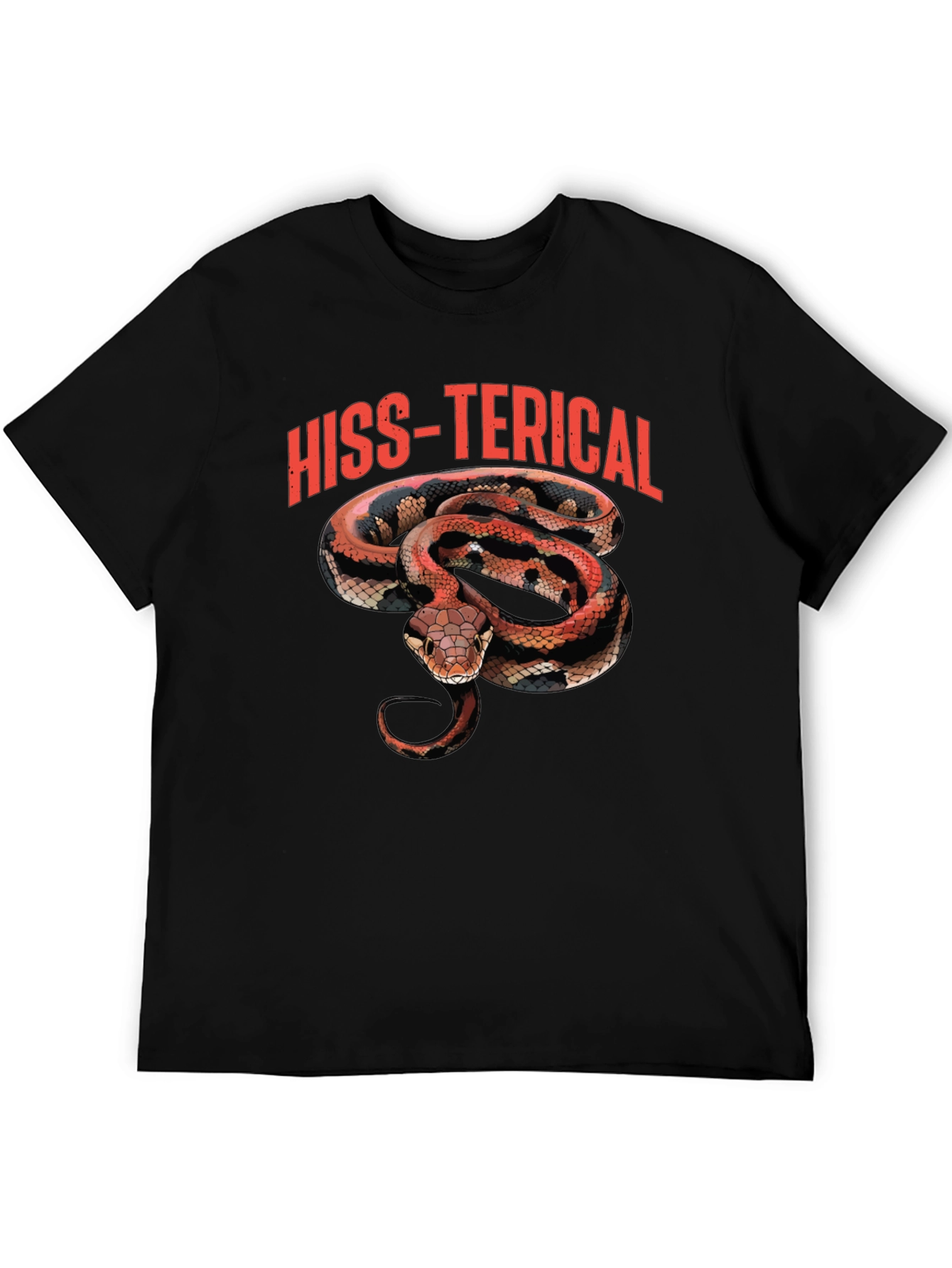 Hiss-terical Snake Graphic T-Shirt