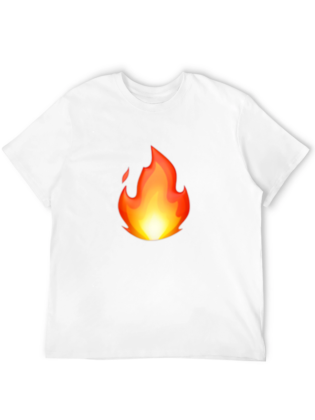 Fiery Black T-Shirt - Bold Graphic Tee