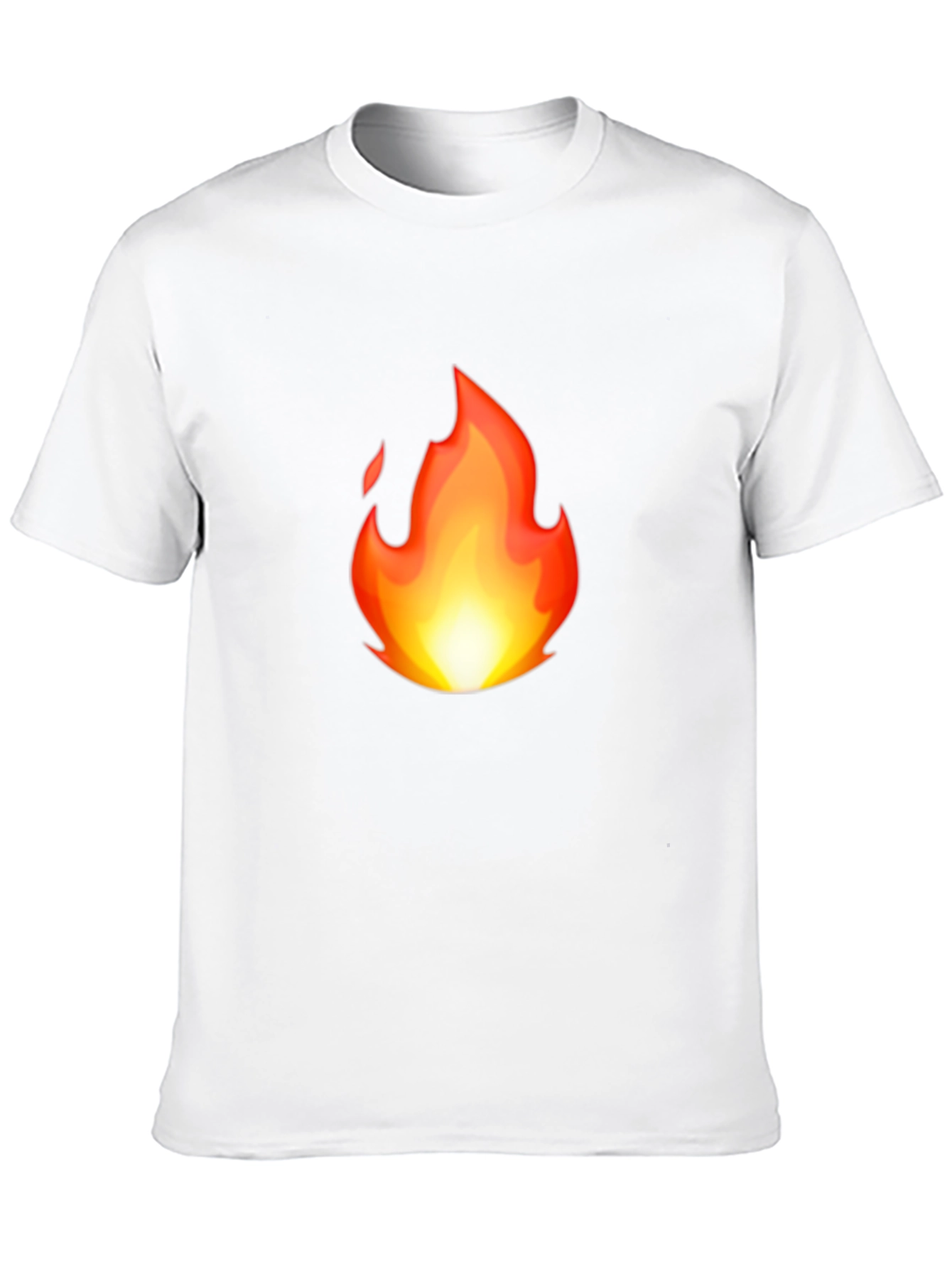 Fiery Black T-Shirt - Bold Graphic Tee