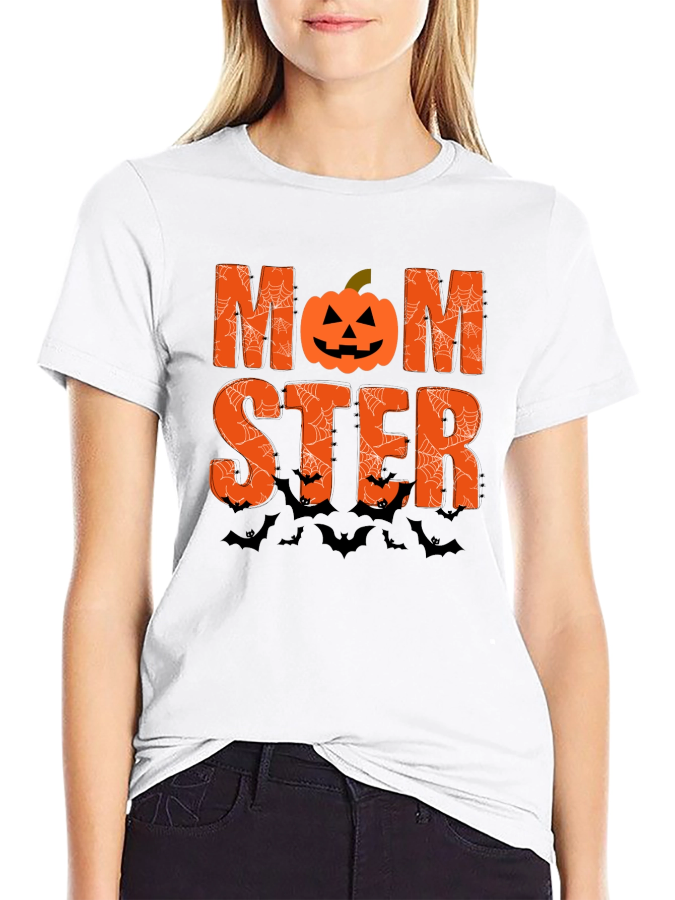 Mom Monster Halloween Graphic Tee