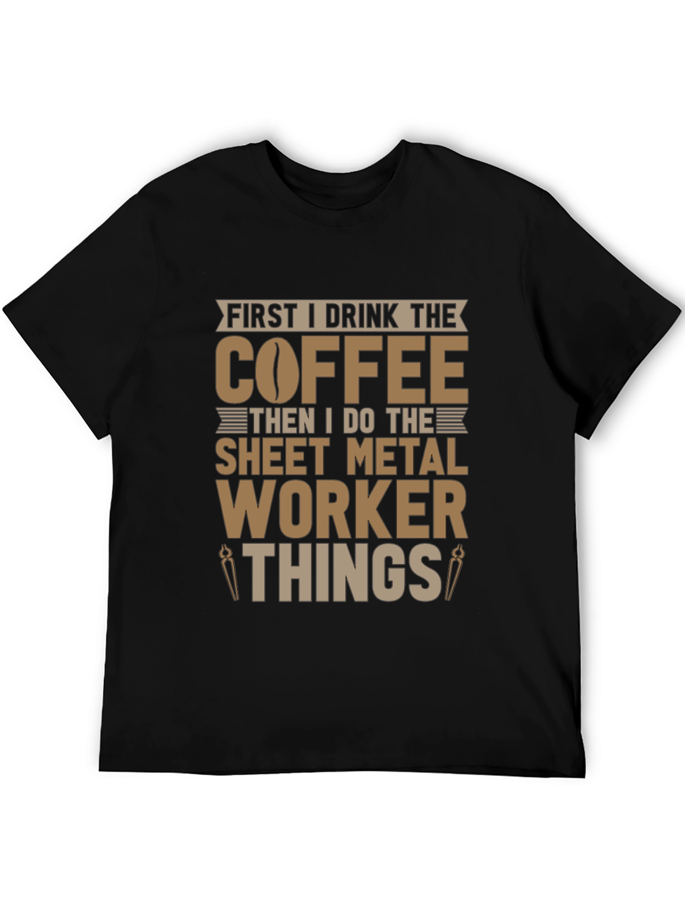 Coffee Sheet Metal Worker T-Shirt