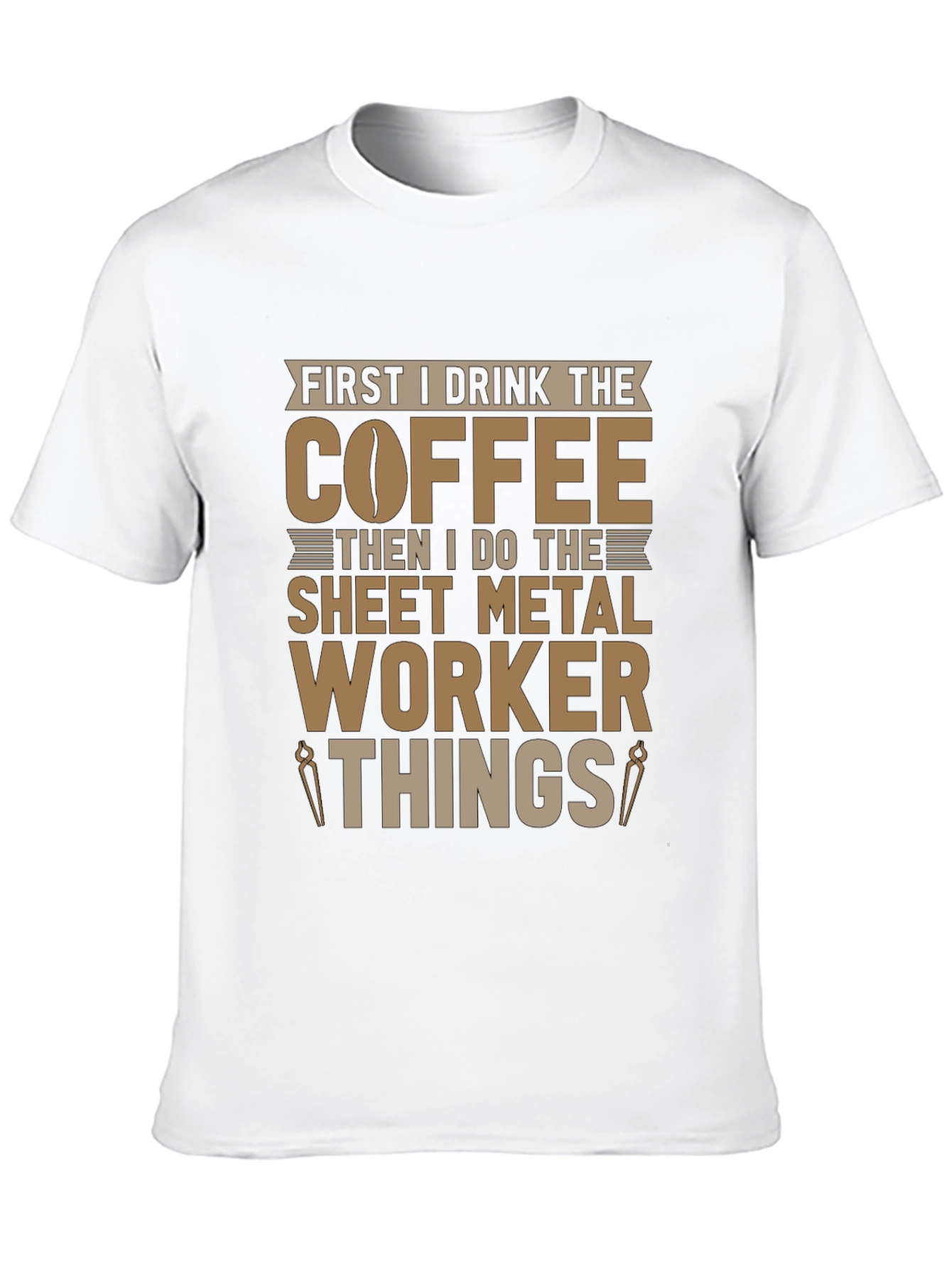 Coffee Sheet Metal Worker T-Shirt
